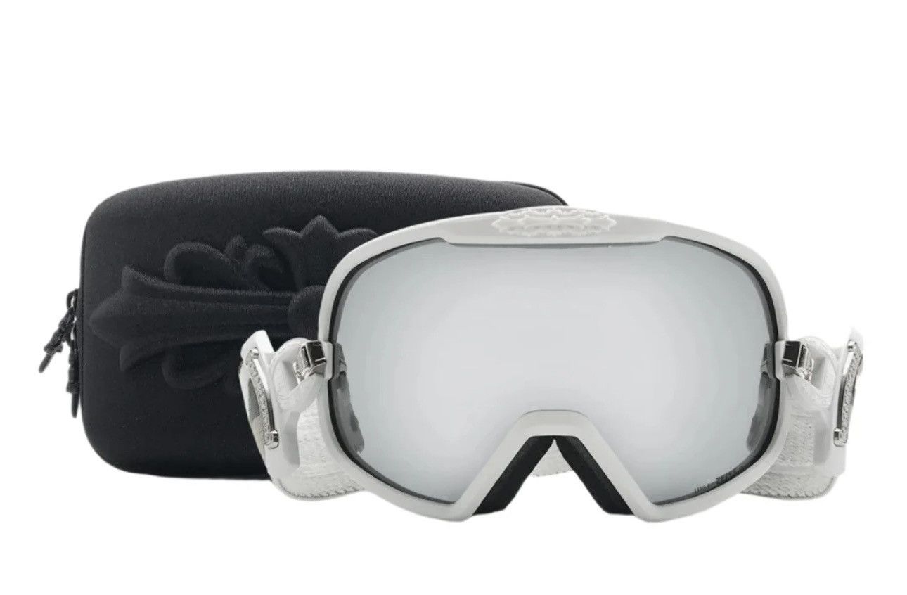 Chrome Hearts SILVER MORNING White Out-Lens:Chrome Mirror Shield Size ONE SIZE - 1 Thumbnail