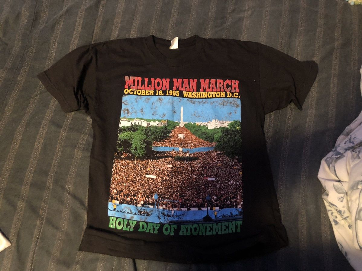 Rap Tees × Vintage Million Man March Size US M / EU 48-50 / 2 - 13 Thumbnail