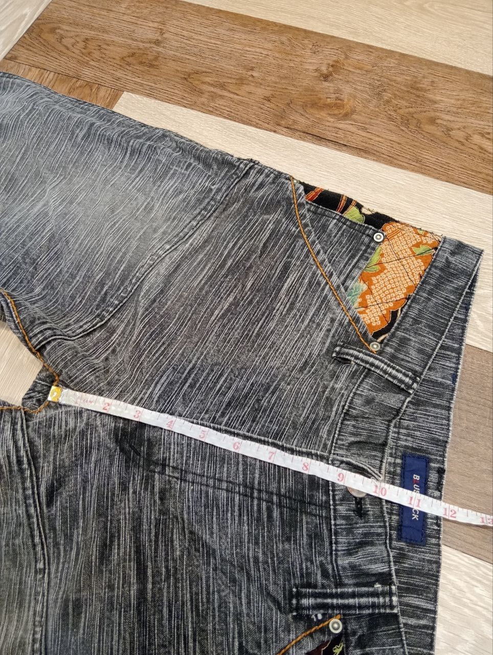Japanese Brand JAPANESE BLUE TRICK SUKAJAN DENIM PANTS Size US 34 / EU 50 - 13 Thumbnail