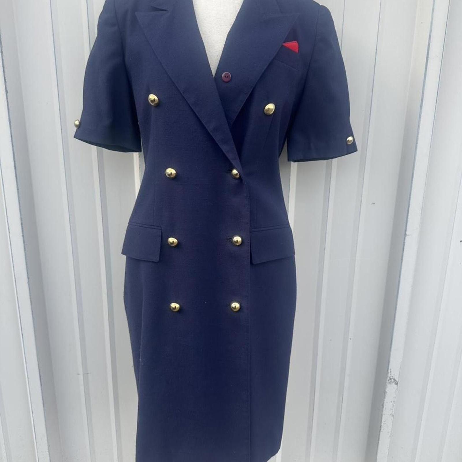 Other Navy blue vintage and a fitted silhouette glam #80sfashion Size M / US 6-8 / IT 42-44 - 1 Thumbnail