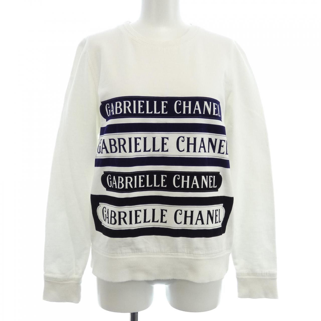 Chanel Chanel Chanel P57408K07541 Sweatshirt Cotton Sweatshirts & Hoodies P57408K07541 DUTY FREE for USA Size ONE SIZE - 1 Thumbnail