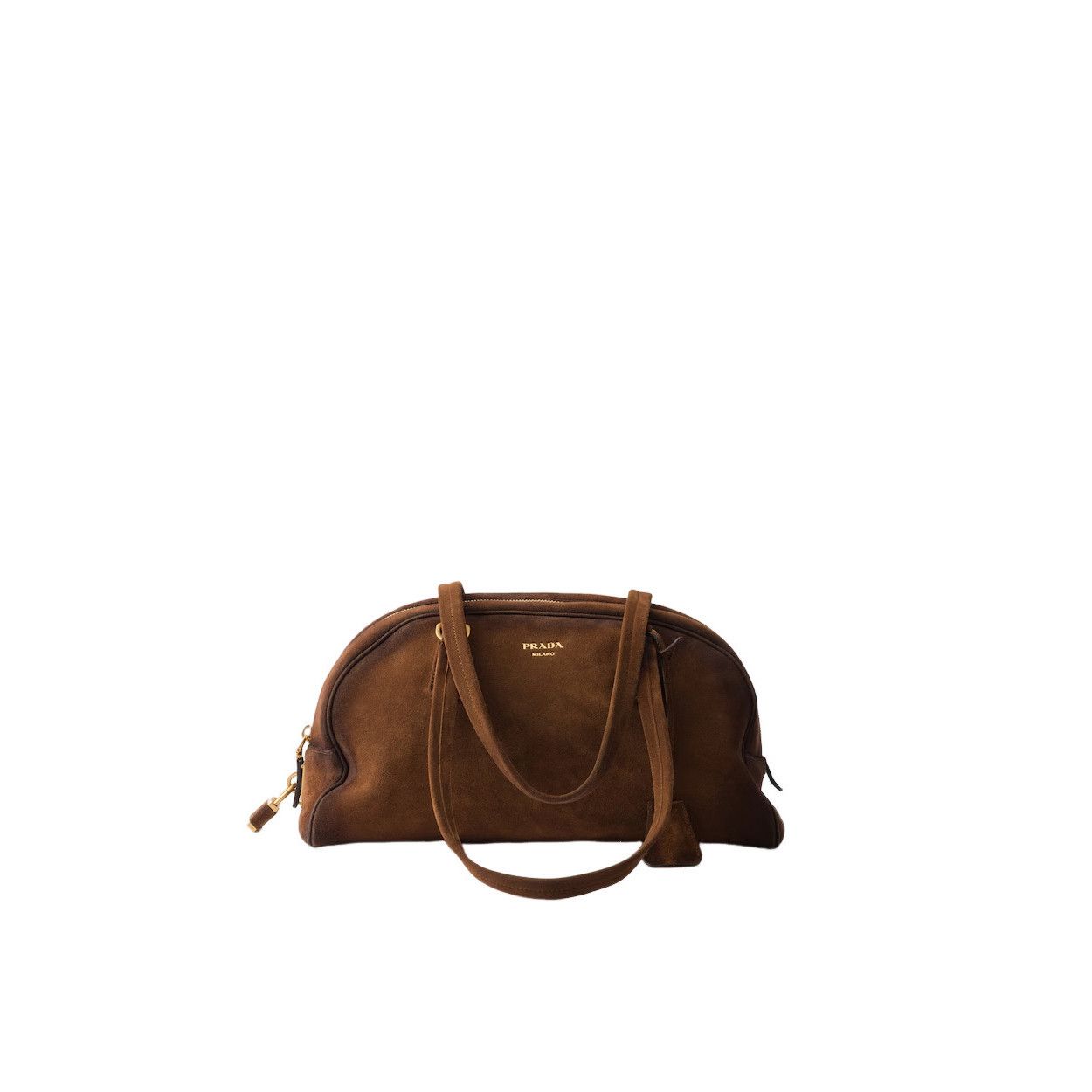 Prada PRADA Bowling Medium $4700 Cocoa Brown Shoulder Bag New & Au Size ONE SIZE - 1 Thumbnail