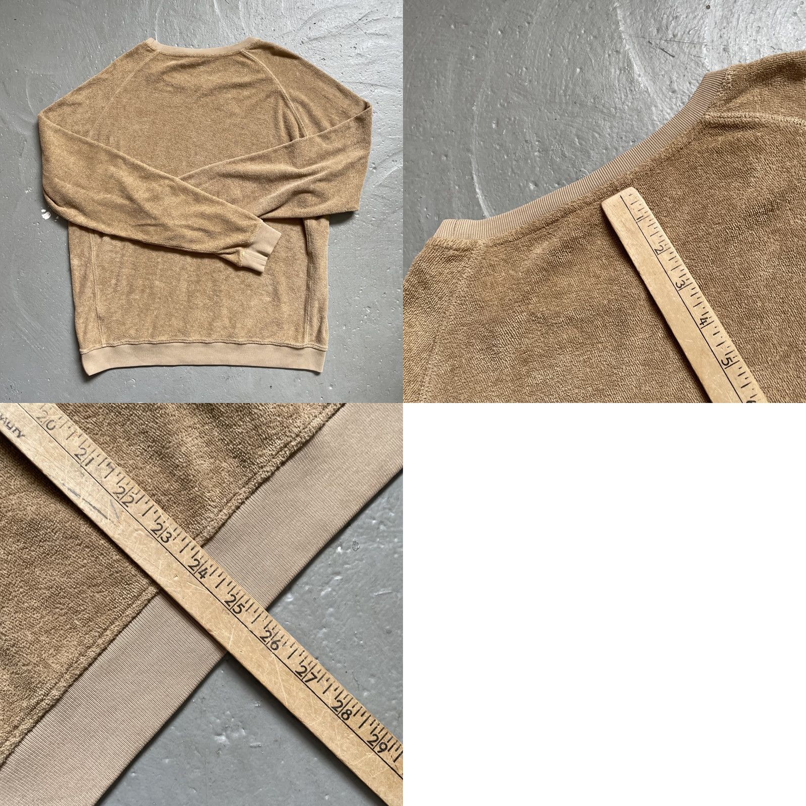 Bleu De Paname Bleu De Paname Beis Beige Crew Neck Raglan Sweater Men’s L Shirt Unisex Adults Vintage? Size US L / EU 52-54 / 3 - 8 Thumbnail