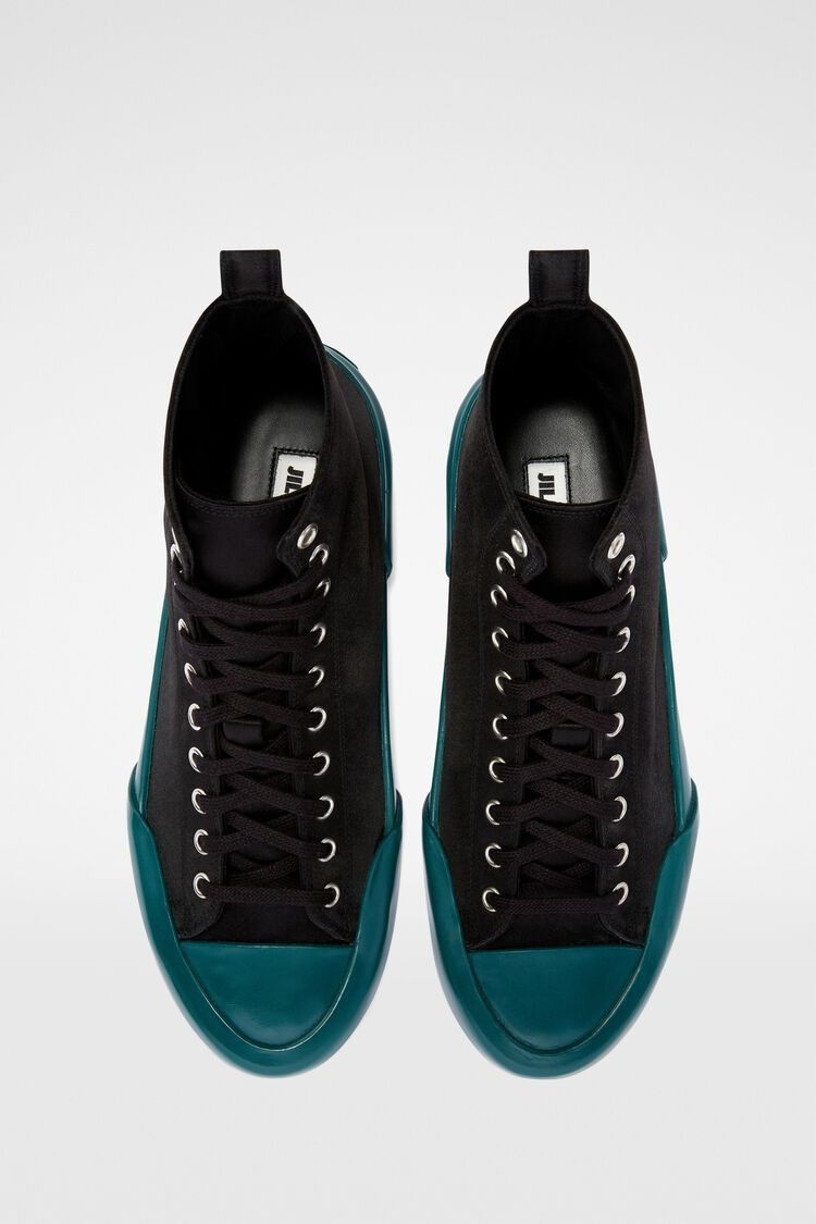 Jil Sander o1y1025 Hi-Top Sneakers in Black Size US 10 / IT 40 - 5 Thumbnail