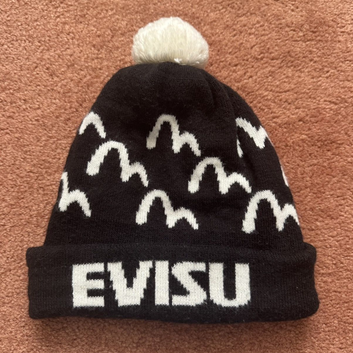 Evisu Evisu Beanie Winter Hat Size ONE SIZE - 3 Thumbnail