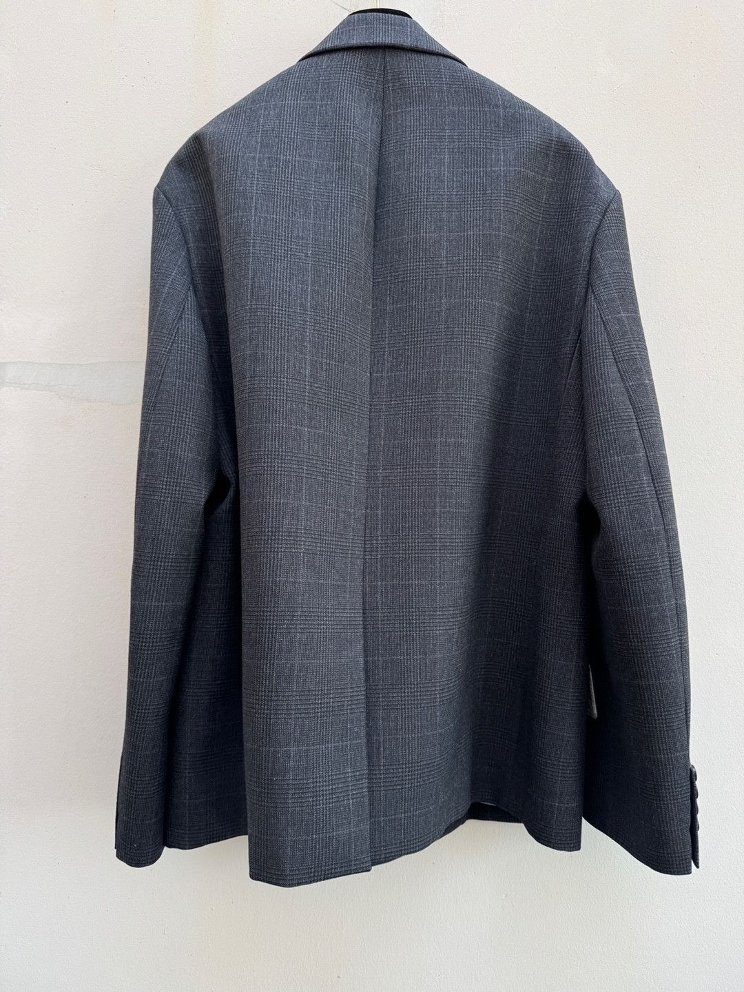 Acne Studios ACNE STUDIOS Fine-check Double-breasted Blazer Size US S / EU 44-46 / 1 - 12 Thumbnail