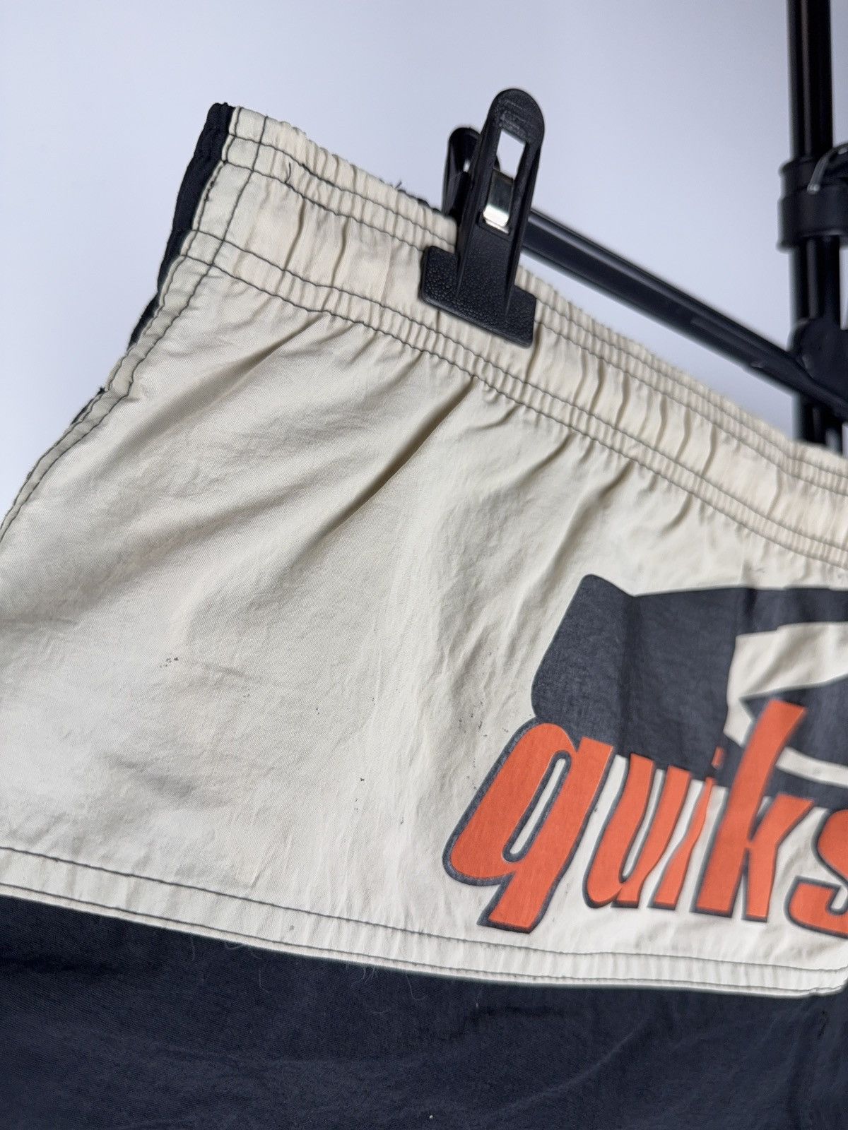 Quiksilver × Vintage Vintage 90s QUIKSILVER BIG PRINT Japanese Surf style Shorts Size US 38 / EU 54 - 6 Thumbnail
