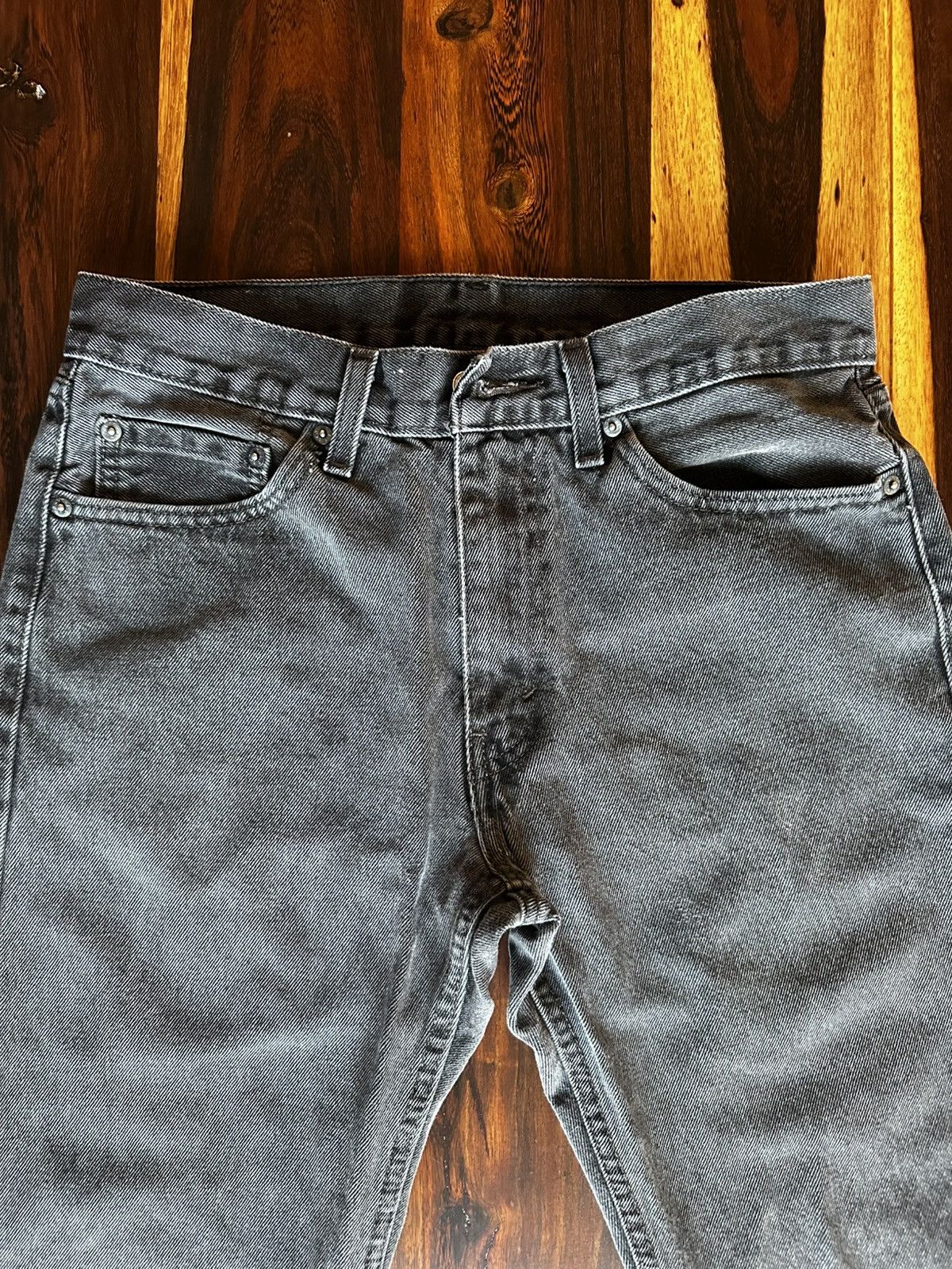 Levi's Vintage Clothing Vintage Levis 505 Black Size US 30 / EU 46 - 2 Thumbnail