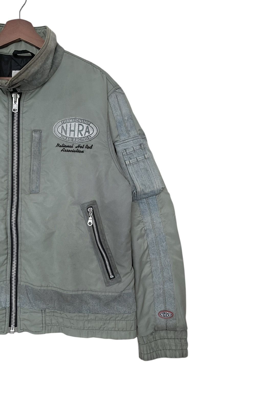 Vintage Vintage NHRA Drag Racing Jacket 1990s Size US XL / EU 56 / 4 - 4 Thumbnail