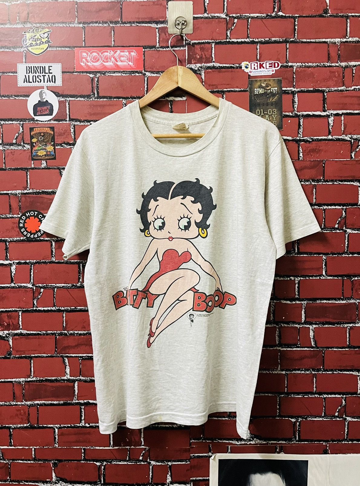 Vintage VINTAGE BETTY BOOP 90s SHIRTS Size US L / EU 52-54 / 3 - 1 Thumbnail