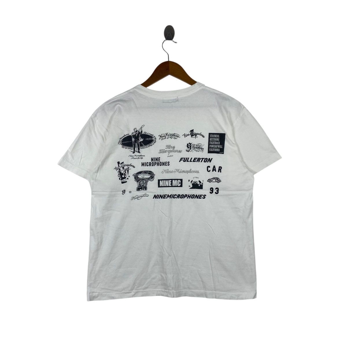Vintage SUBCIETY NINE MICROPHONES Japan Harajuku Store Shirt Top Size US L / EU 52-54 / 3 - 1 Thumbnail
