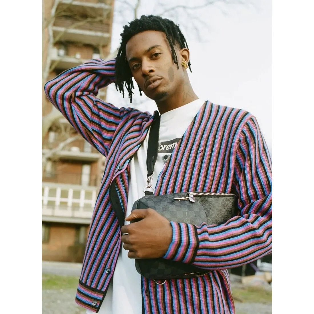 Supreme Supreme Micro Stripe Cardigan | Grailed