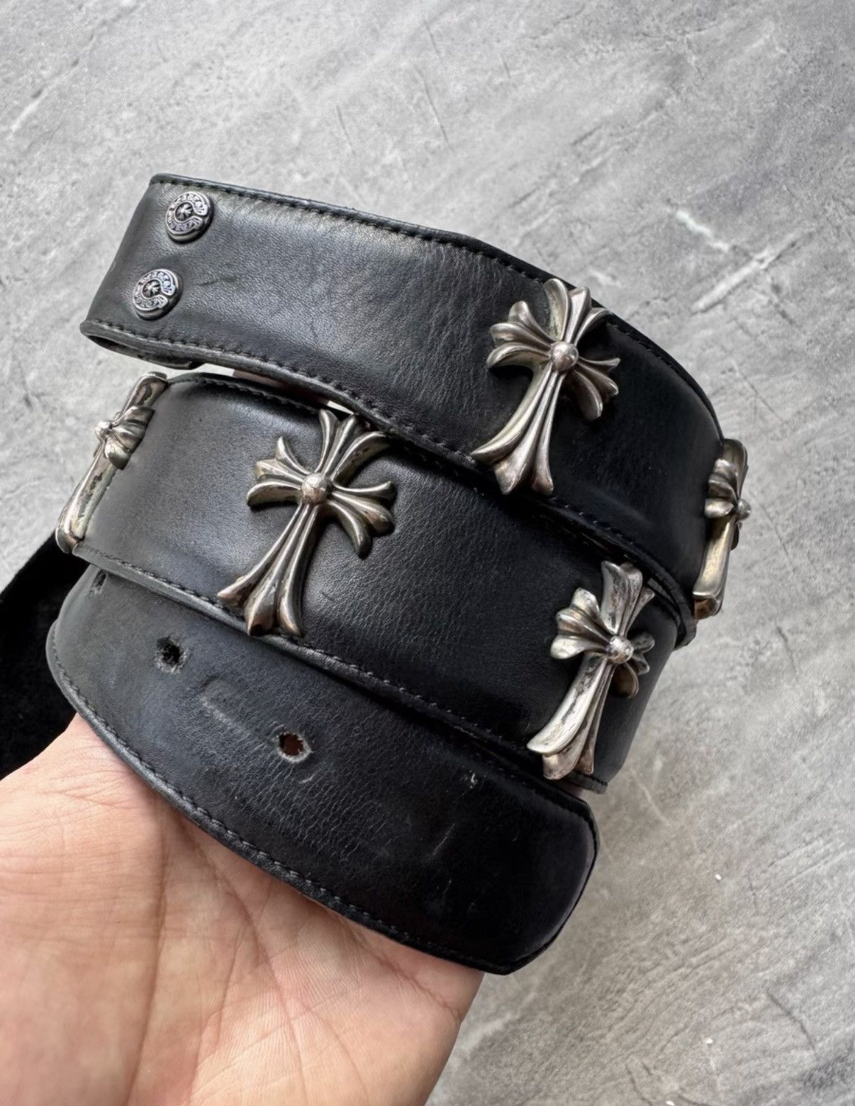 Chrome Hearts Chrome Hearts Cross Silver Belt Size ONE SIZE - 1 Thumbnail