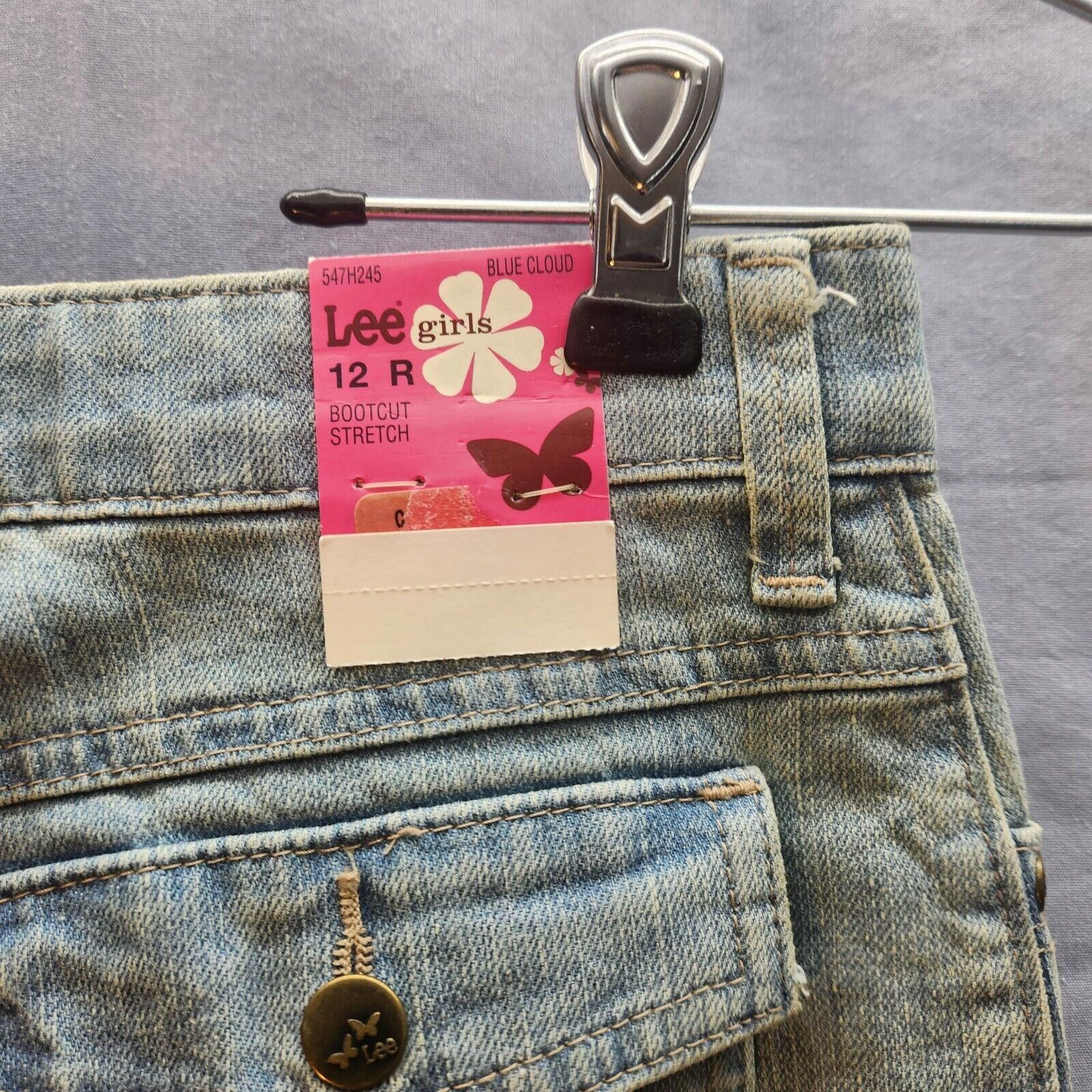 Lee Lee Girls Bootcut Stretch Jeans Size 12 Regular NWT Size 24" / US 00 / IT 34 - 10 Thumbnail