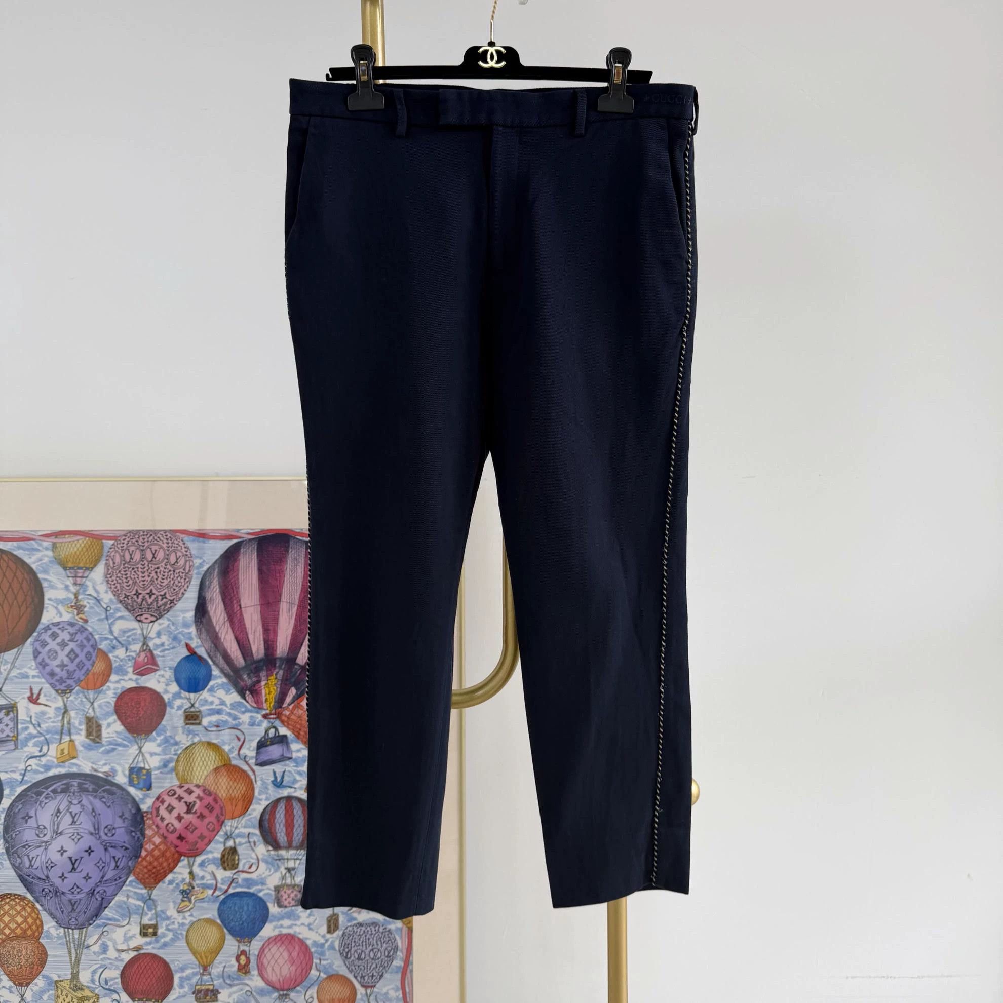 Gucci Gucci Blue Pants 50 1818 Size US 34 / EU 50 - 1 Thumbnail
