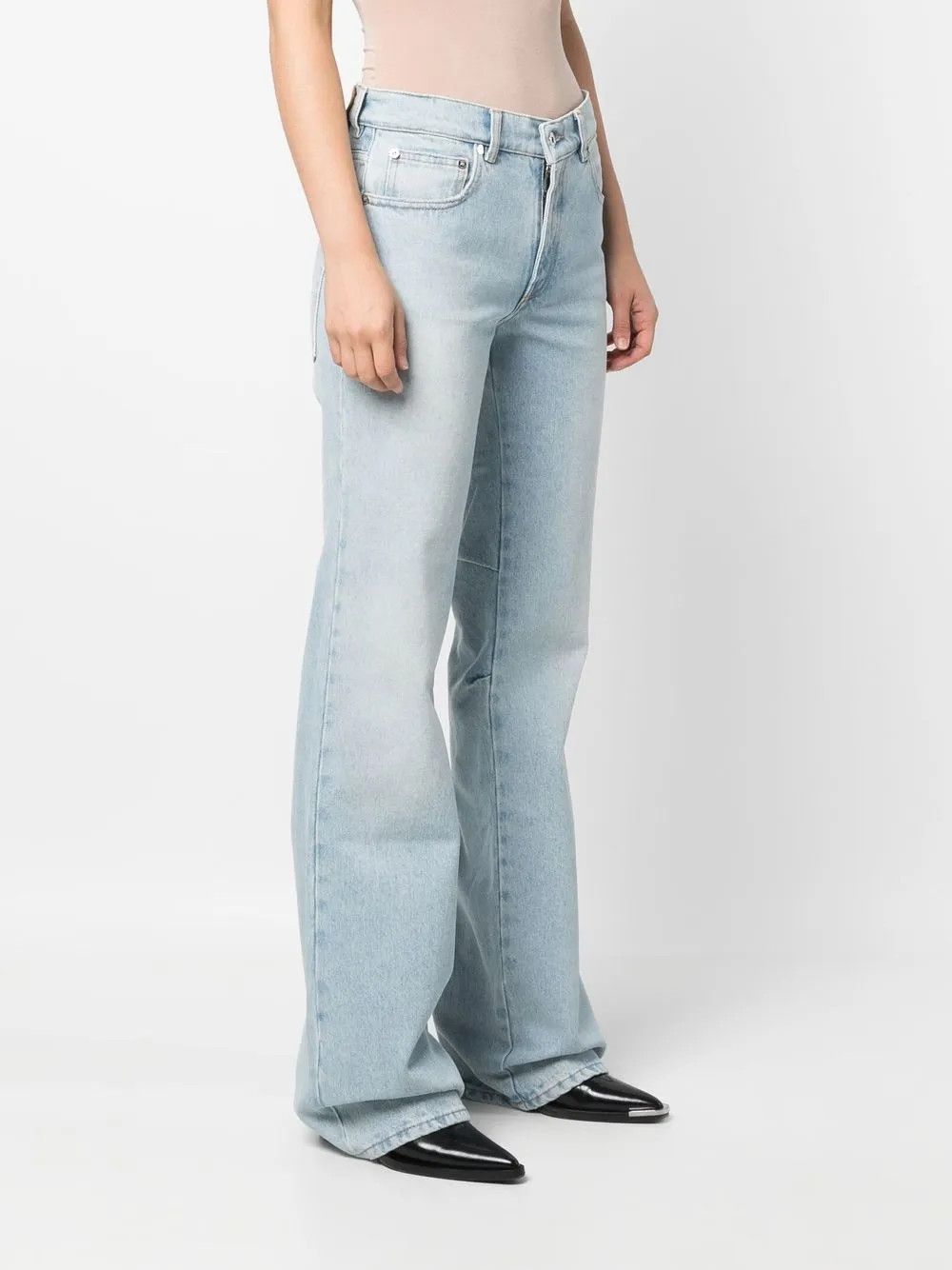 Off-White o1y1225 Denim Pant in Blue Size 25" / US 0 / IT 36 - 3 Thumbnail