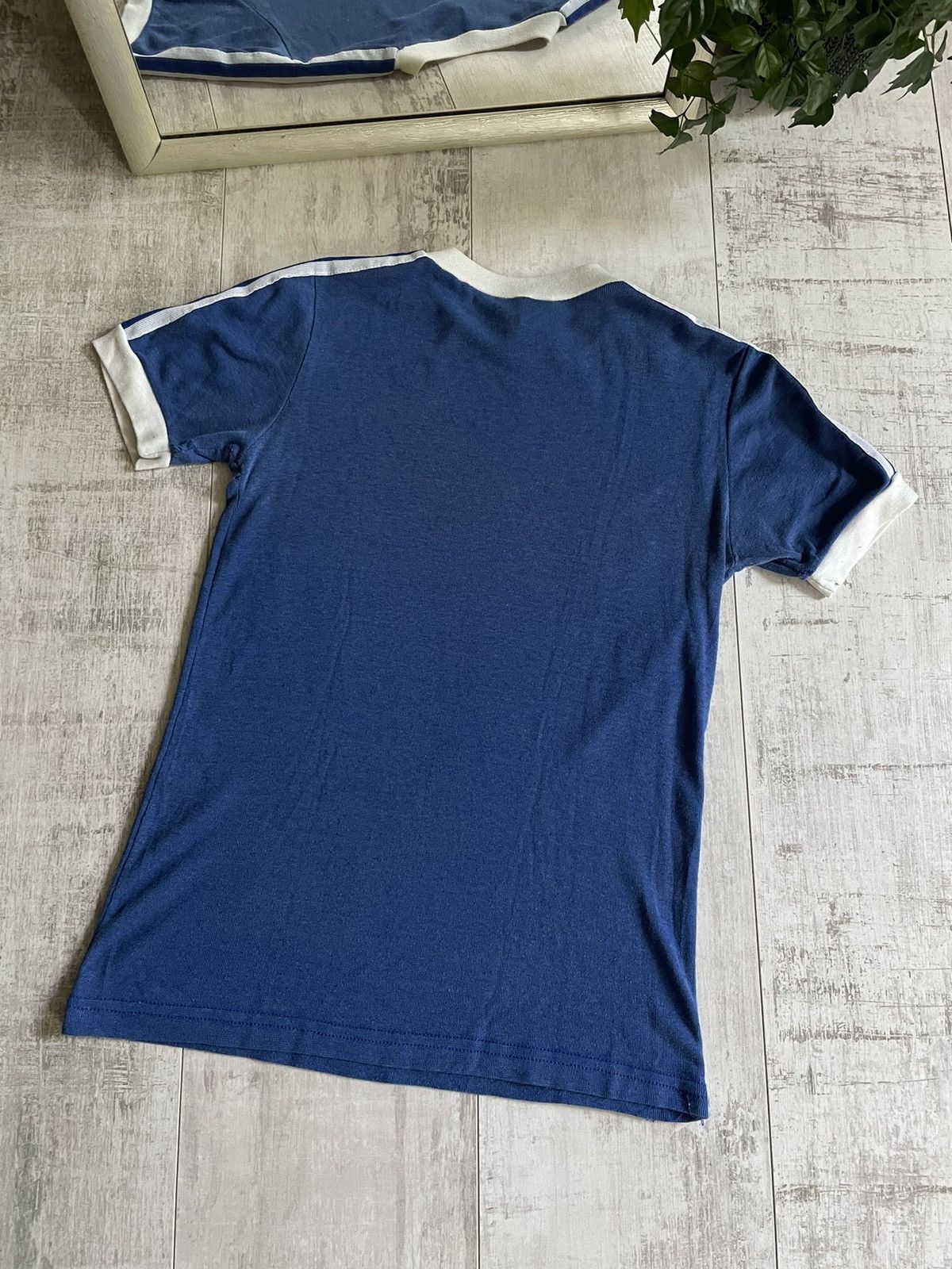 Adidas Vintage Adidas 70’s T-Shirt Blue Size US S / EU 44-46 / 1 - 6 Thumbnail