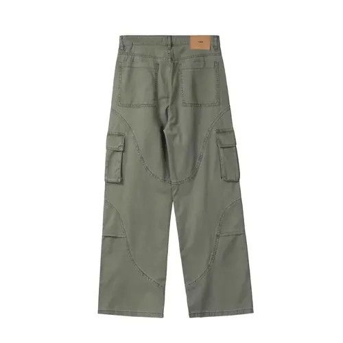 Japanese Brand Street Hip Hop Retro Heavy Duty Cargo Pants Size US 34 / EU 50 - 3 Thumbnail