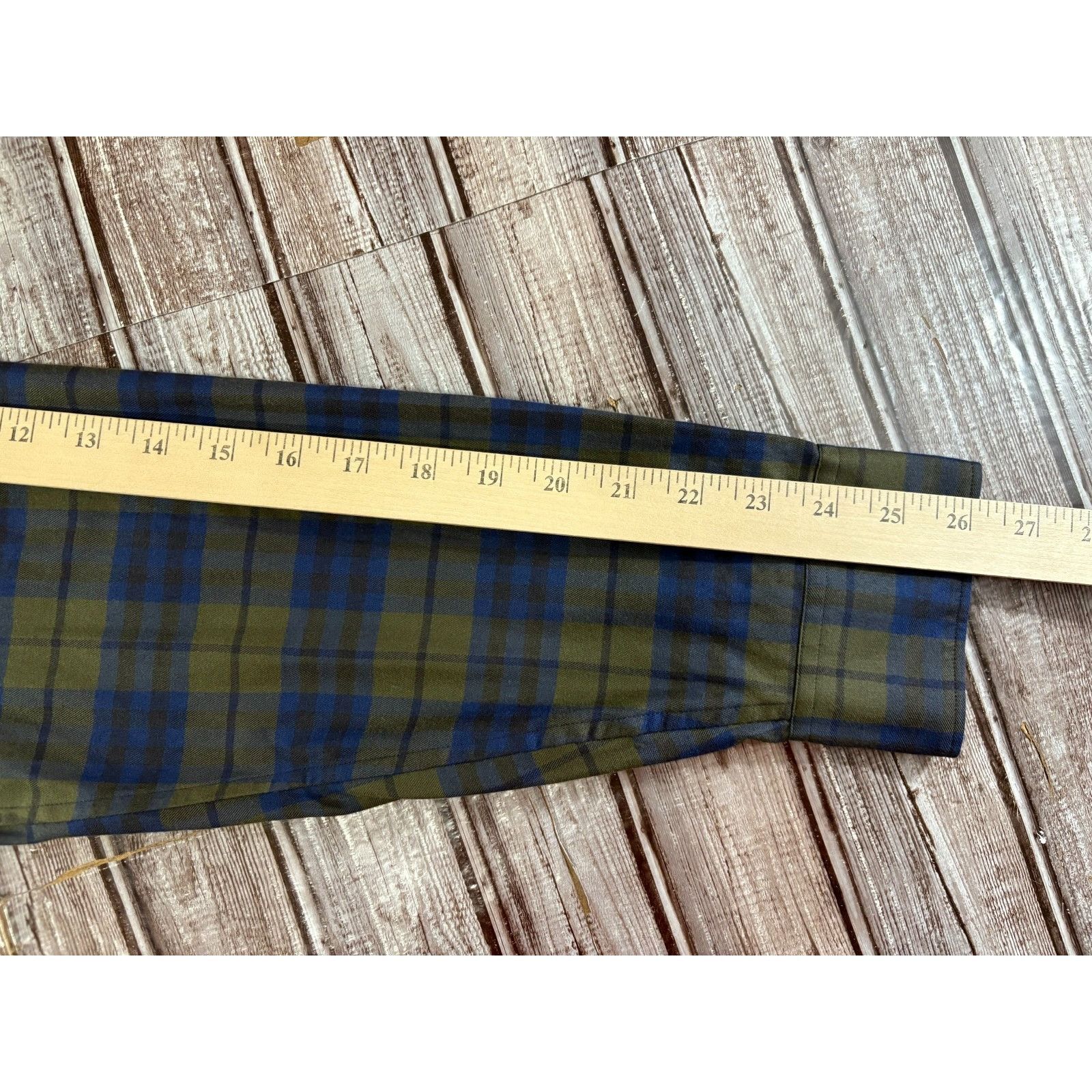 Todd Snyder TODD SNYDER X ALBINI Finest flannel plaid band collar Shirt Size US M / EU 48-50 / 2 - 6 Thumbnail