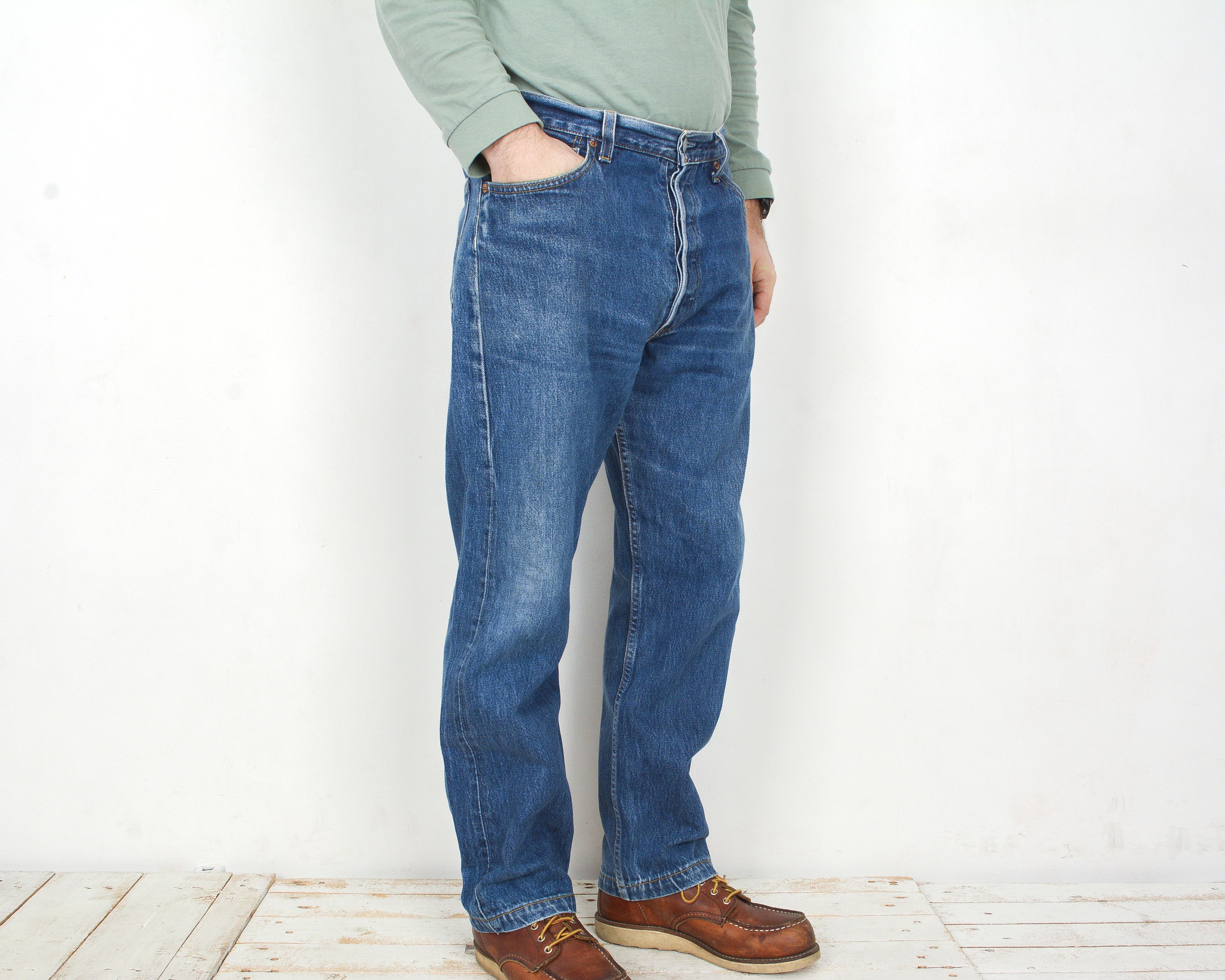 Levi's × Levi's Vintage Clothing LEVI'S for Women 501 Blue W34 made in USA 2001 Jeans Denim Size 34" / US 12 / IT 48 - 2 Thumbnail