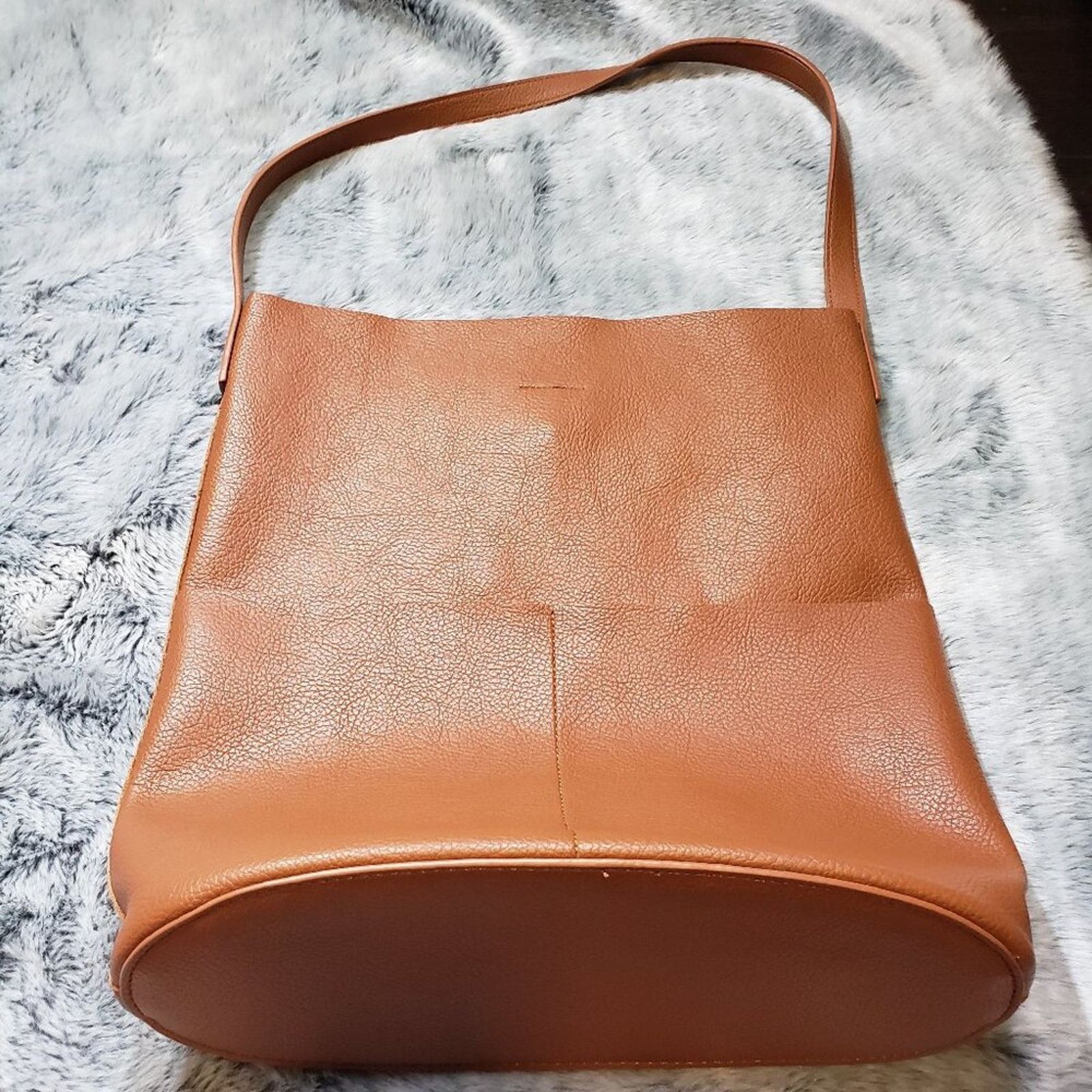Anthropologie Anthropologie Tall Bucket Bag Terra Cotta Size ONE SIZE - 2 Thumbnail