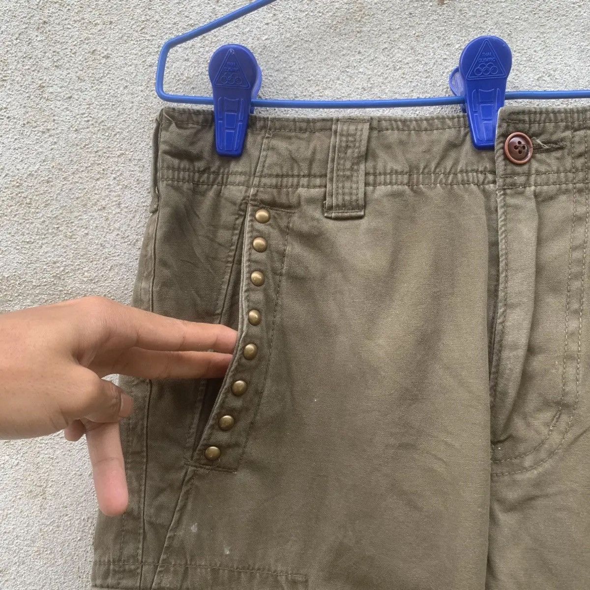 semanticdesign SEMATIC DESIGN🔥30x33 STUDDED BIGPOCKET TROUSERS CARGO PANTS Size US 30 / EU 46 - 7 Thumbnail