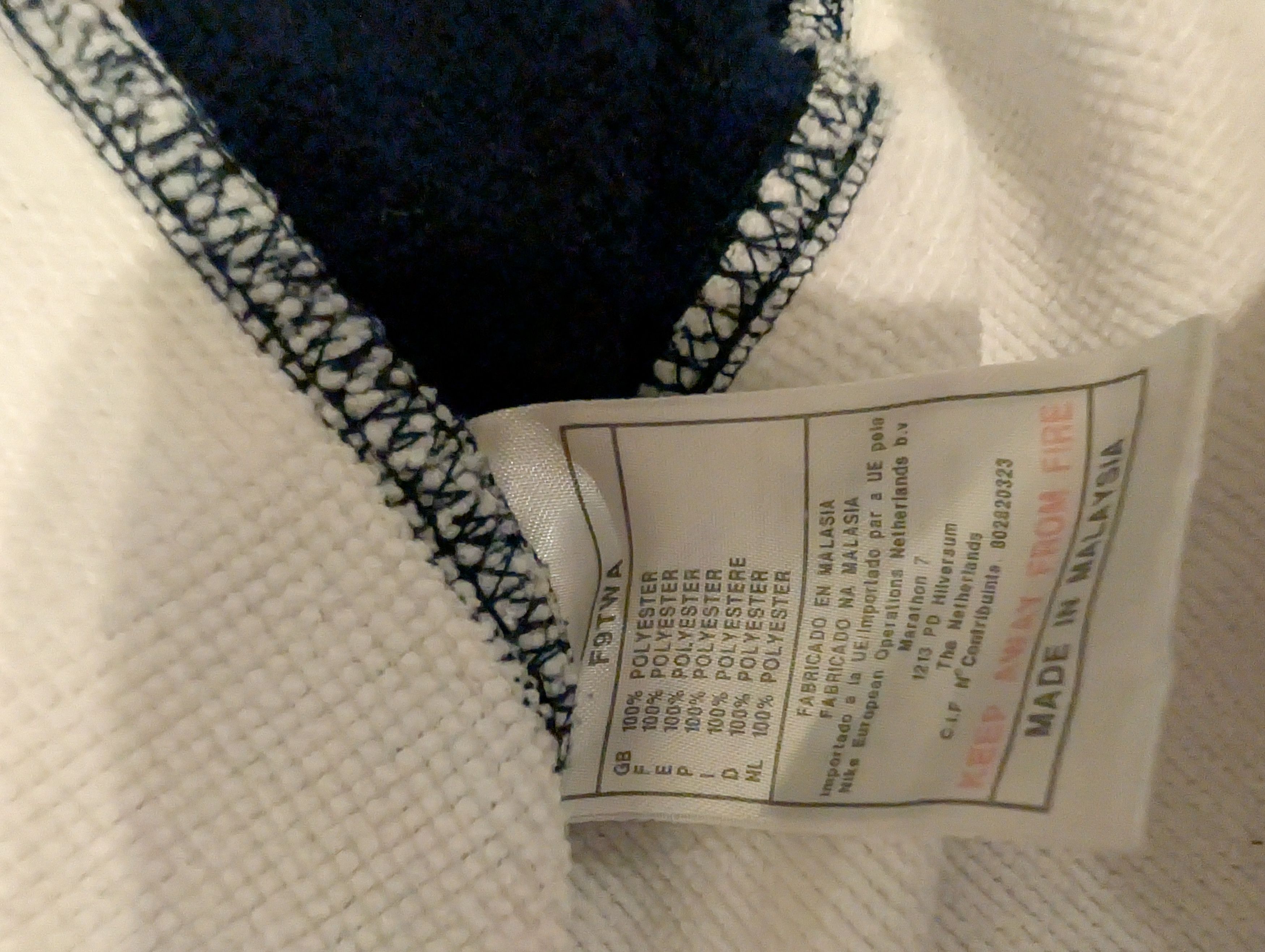Nike × Vintage Vintage Nike Tennis Court Sweatshirt V Neck Sweater Size US XXL / EU 58 / 5 - 3 Thumbnail