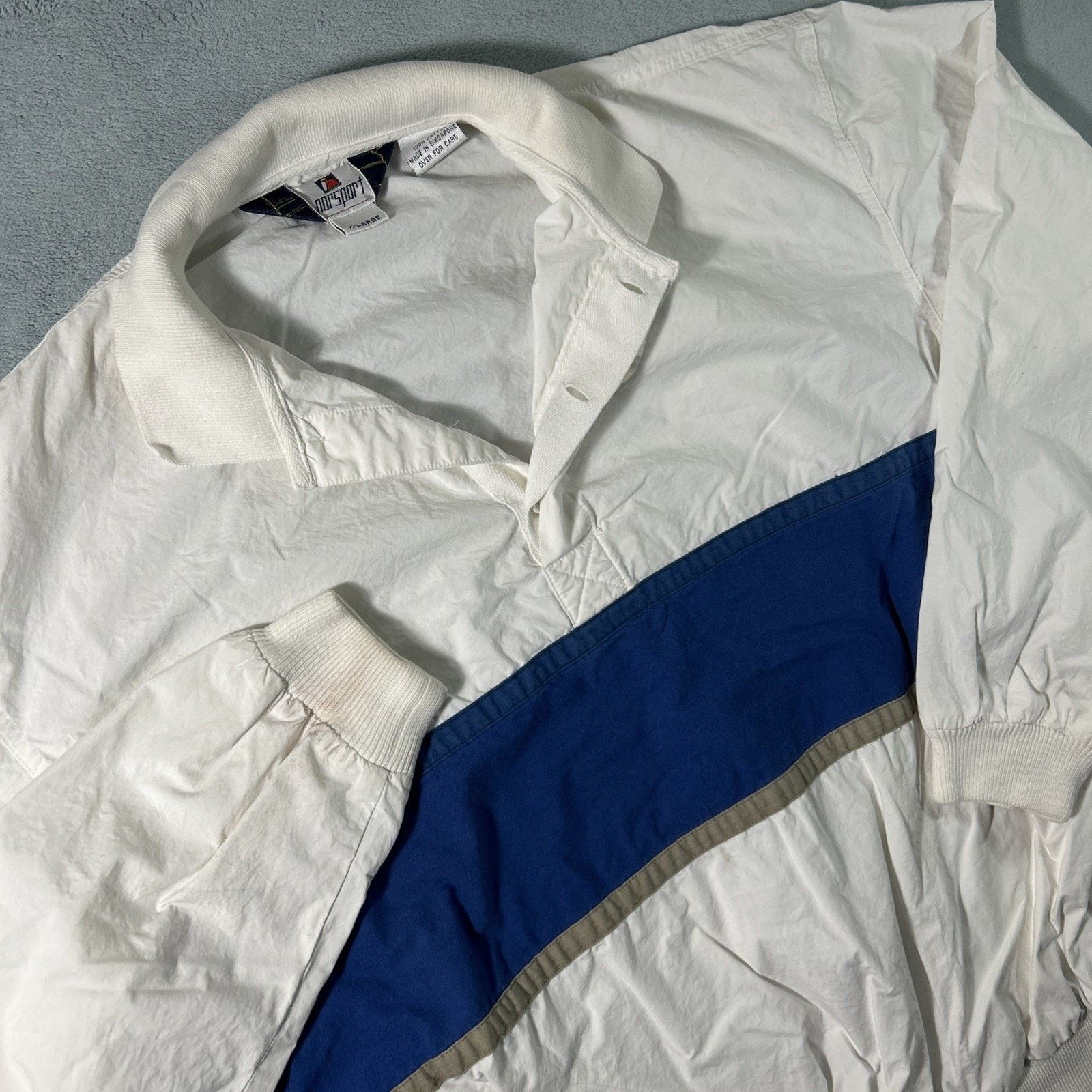 L.L. Bean Rugby NorSport Jersey Jacket Sweater Mens XL Rubber Cotton Size US XL / EU 56 / 4 - 9 Thumbnail