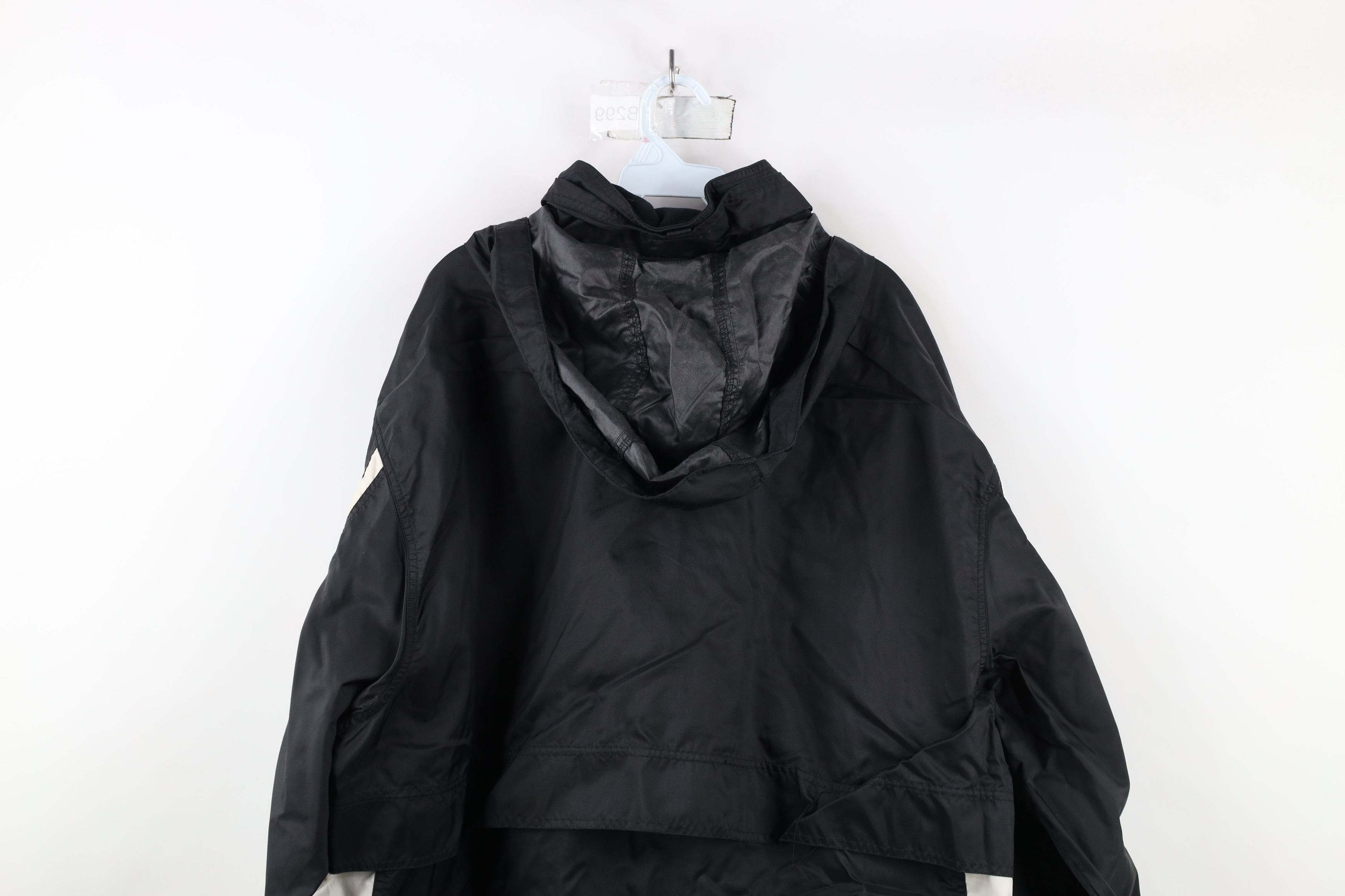 Nike × Vintage Vintage 90s Nike Scott Mini Swoosh Hooded Anorak Jacket Size US XXL / EU 58 / 5 - 16 Thumbnail