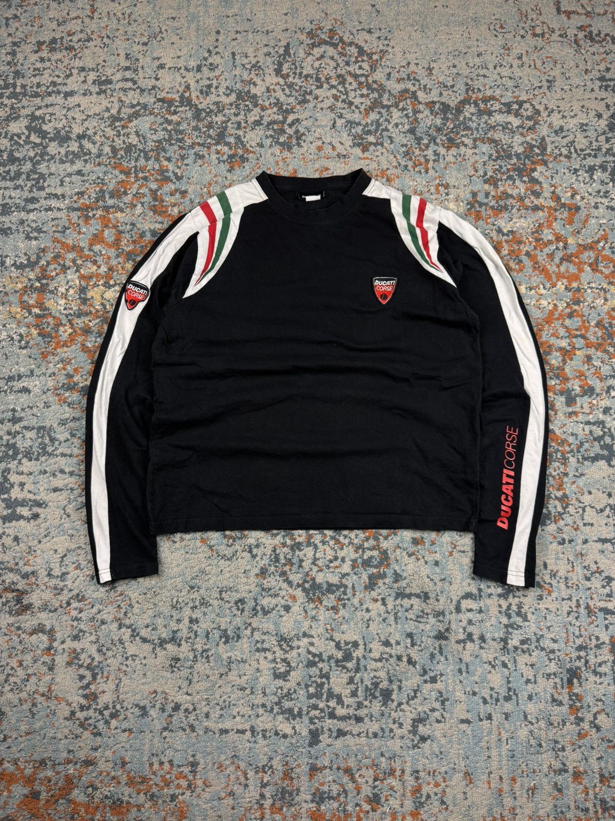 Ducati Vintage Y2K Ducati corse racing style boxy long sleeve tee Size US M / EU 48-50 / 2 - 1 Thumbnail