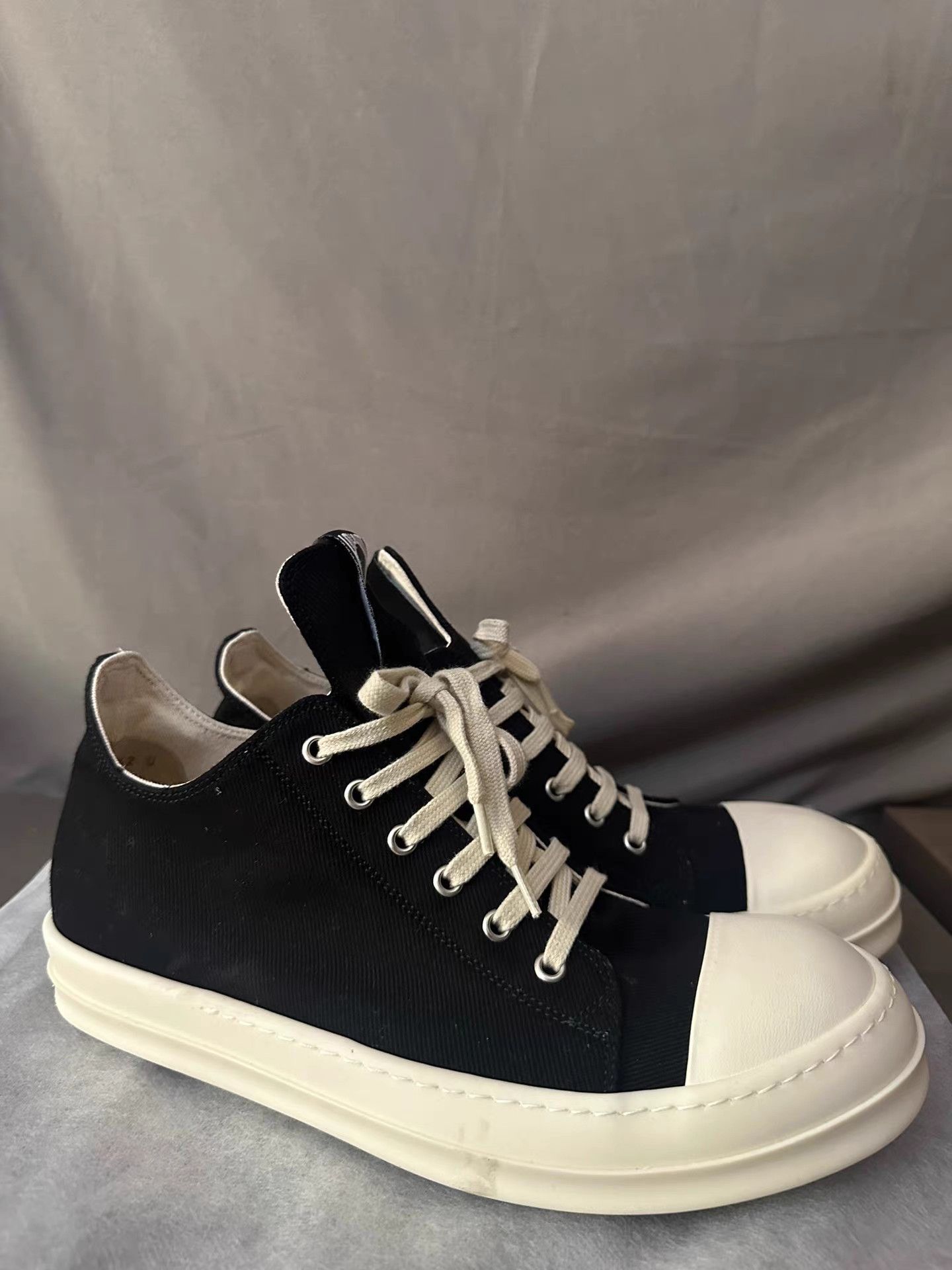 Rick Owens Rick Owens DRKSHDW 25SS Hollywood Low Top Jumbo Sneakers Size US 9 / EU 42 - 2 Thumbnail