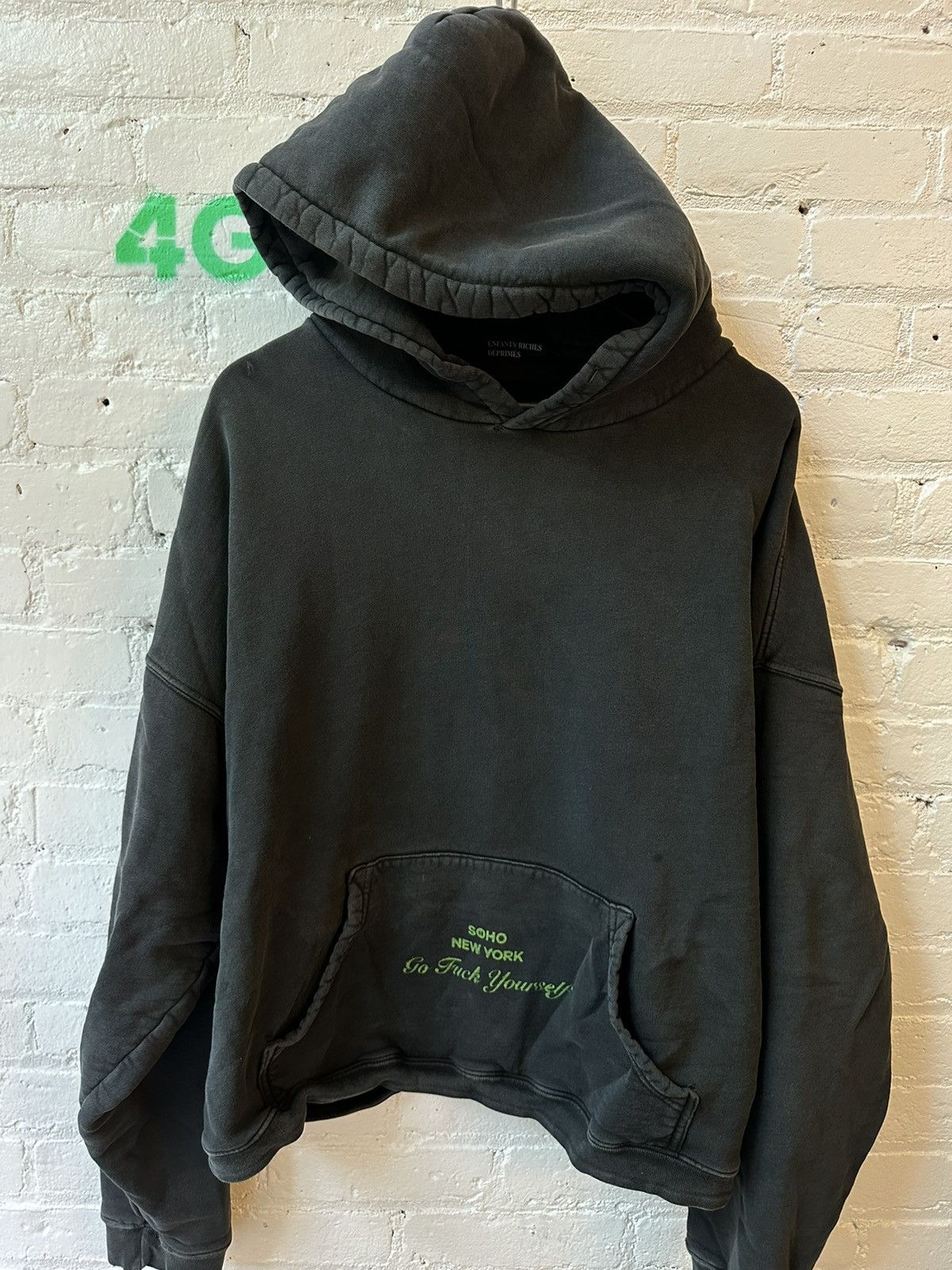 4GSELLER × Enfants Riches Deprimes ERD GOTH GIRL GO FUCK YOURSELF XL XXL BAGGY 4Gseller Size US XL / EU 56 / 4 - 5 Thumbnail