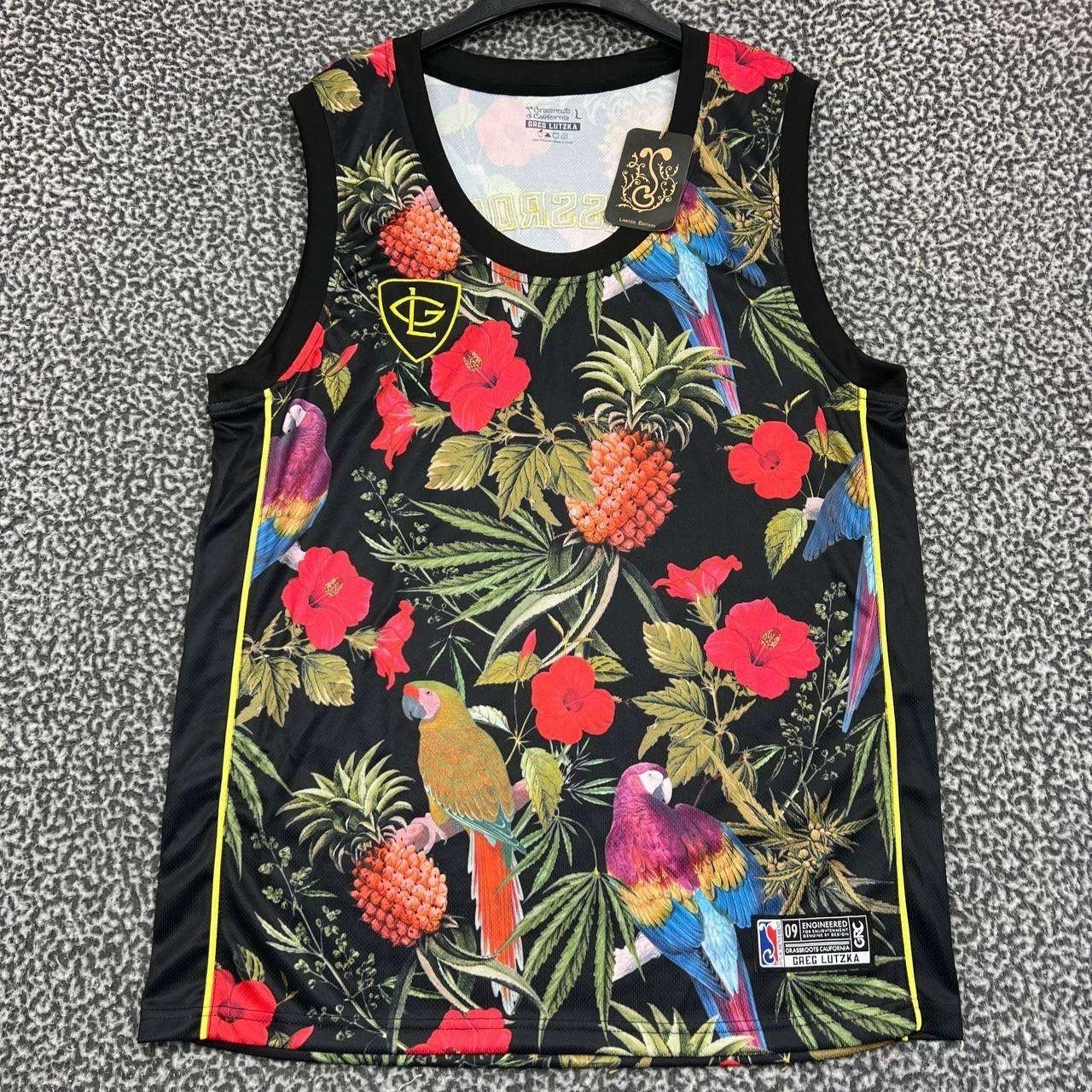 Grassroots California Greg Lutzka Ganja Bahama Taffy #9 Jersey Shirt Men L Size US L / EU 52-54 / 3 - 1 Thumbnail