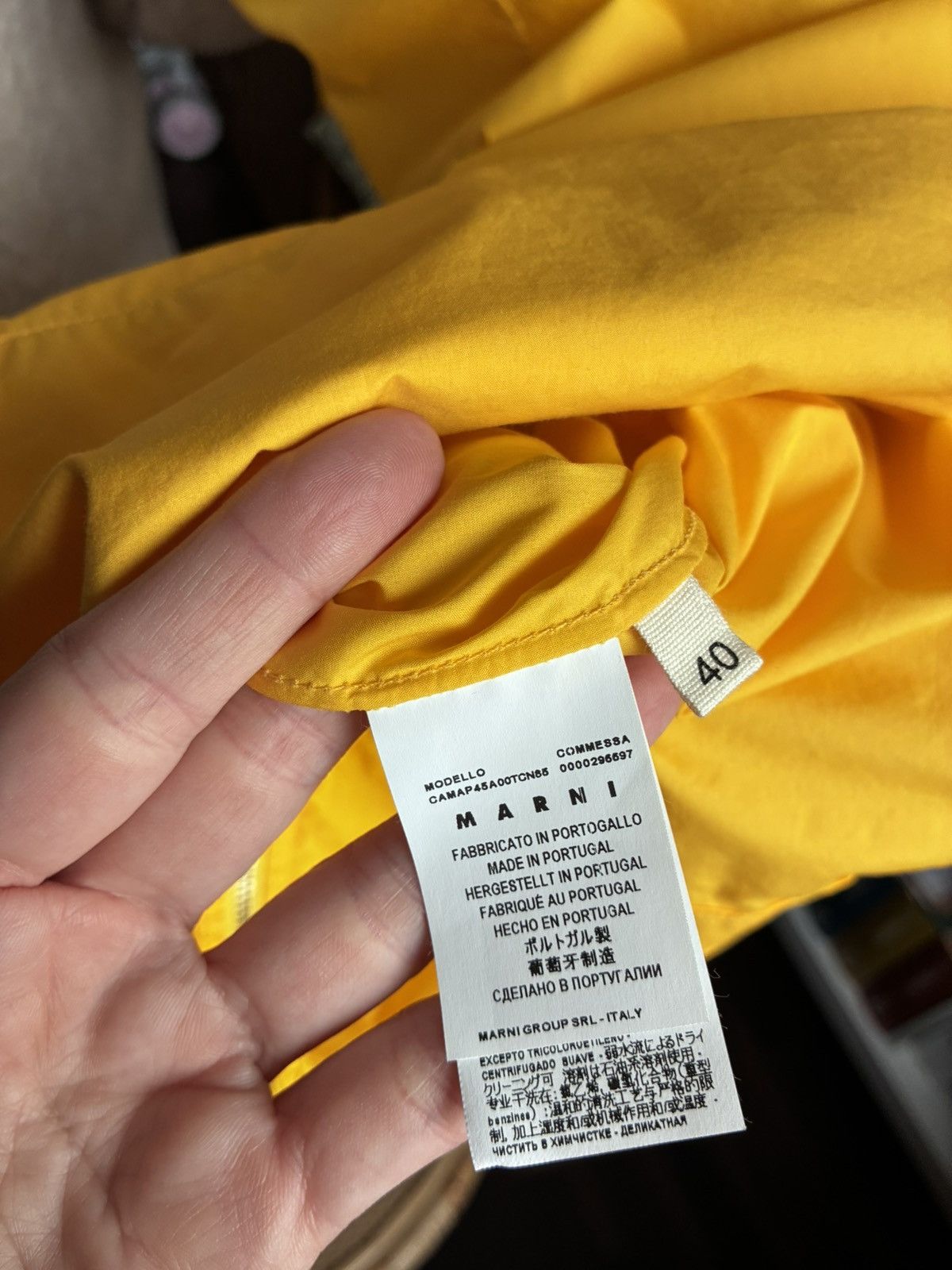 Marni Marni yellow blouse 40 Size M / US 6-8 / IT 42-44 - 5 Thumbnail