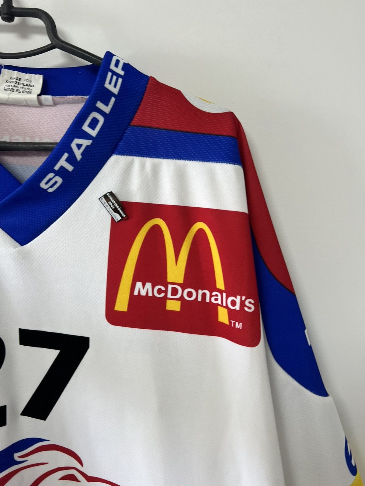 Vintage ZSC Lions Ice Hockey Jersey Ochsner Matchworn Salis #27 XL Size US XL / EU 56 / 4 - 8 Thumbnail