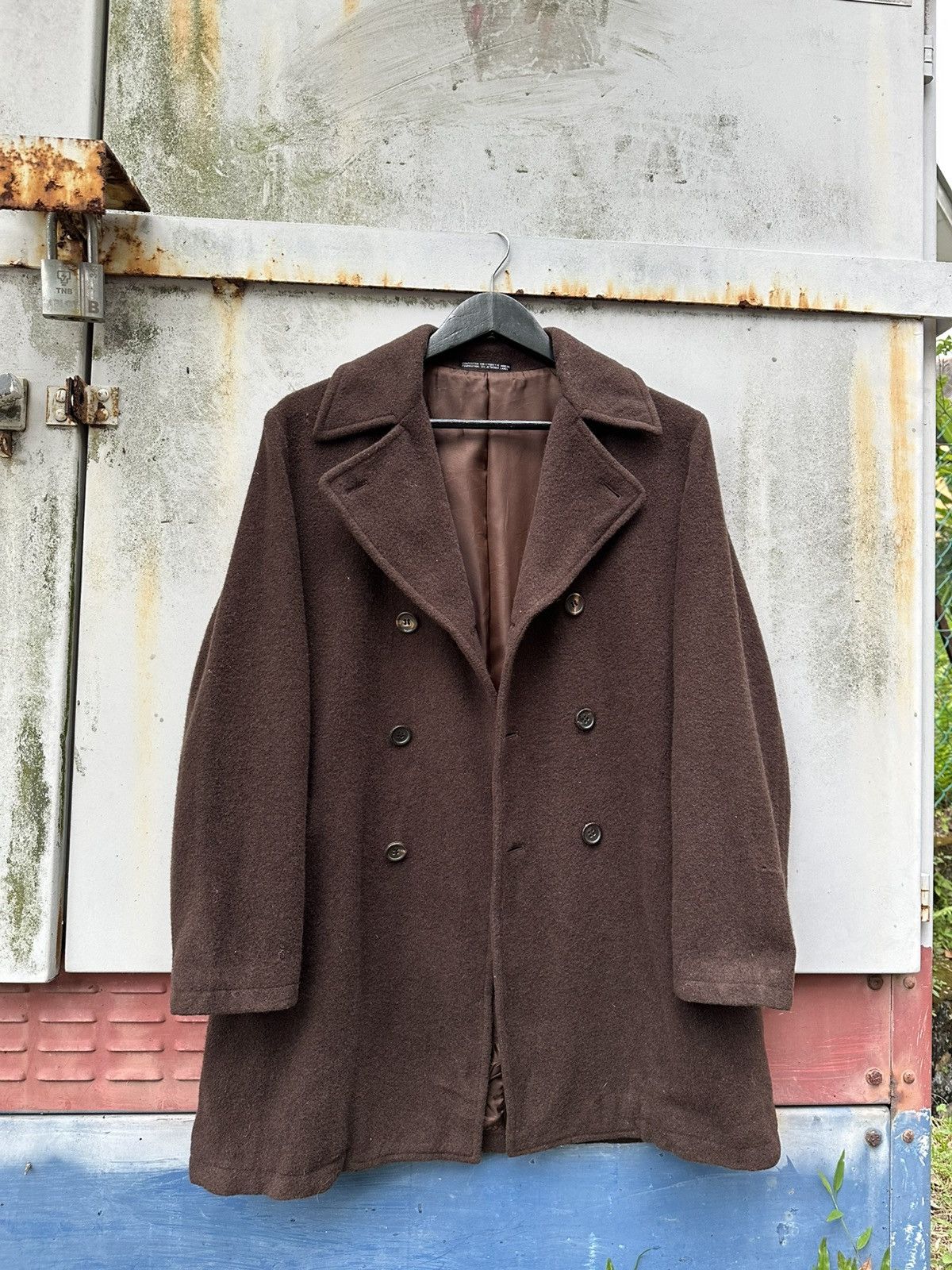 Issey Miyake 👹INED Double Breasted Wool Jacket By Issey Miyake Size US M / EU 48-50 / 2 - 8 Thumbnail