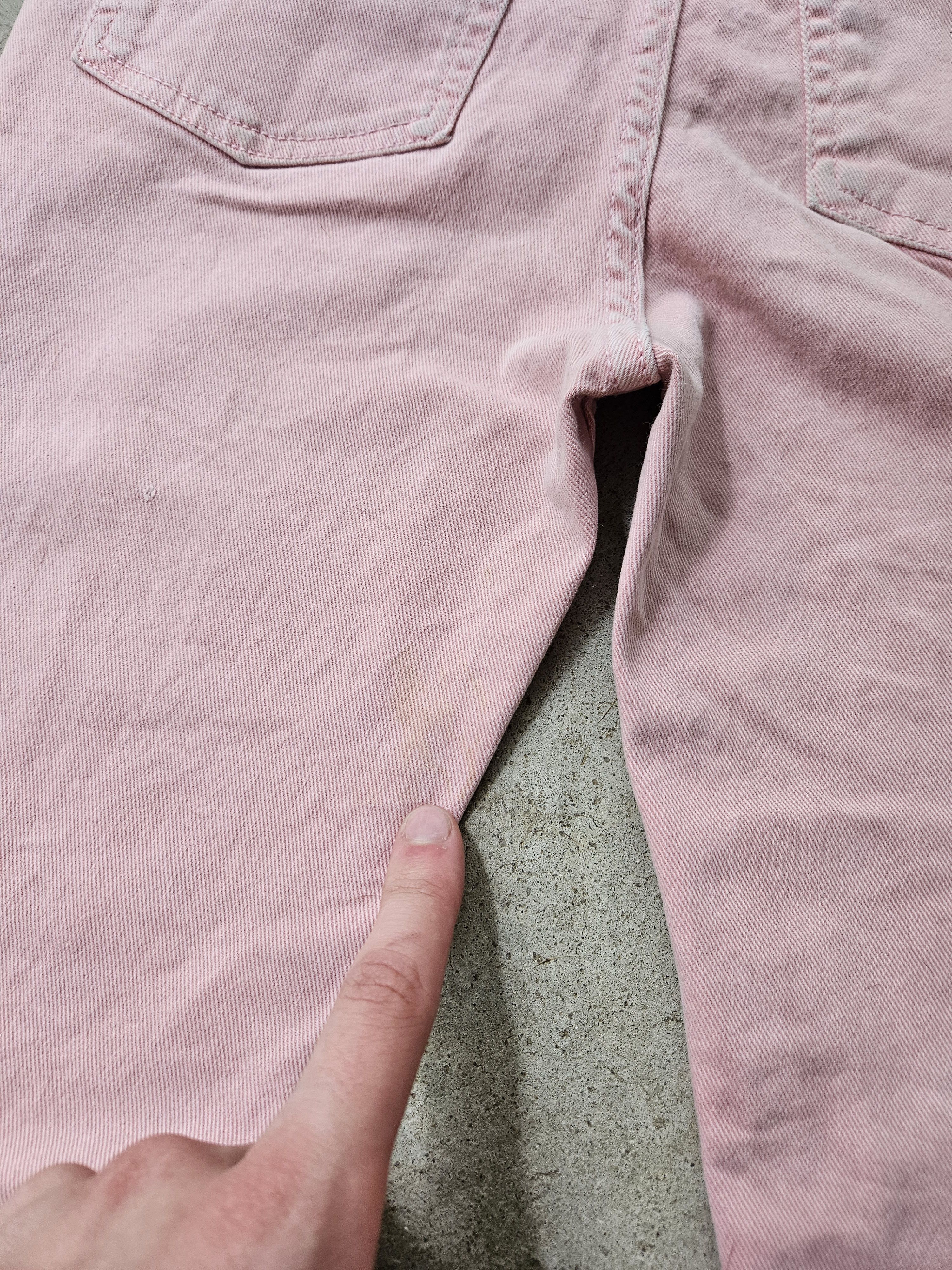 Acne Studios Blå Konst Peg Milk Pink Straight Leg Denim Jeans Size US 26 / EU 42 - 9 Thumbnail