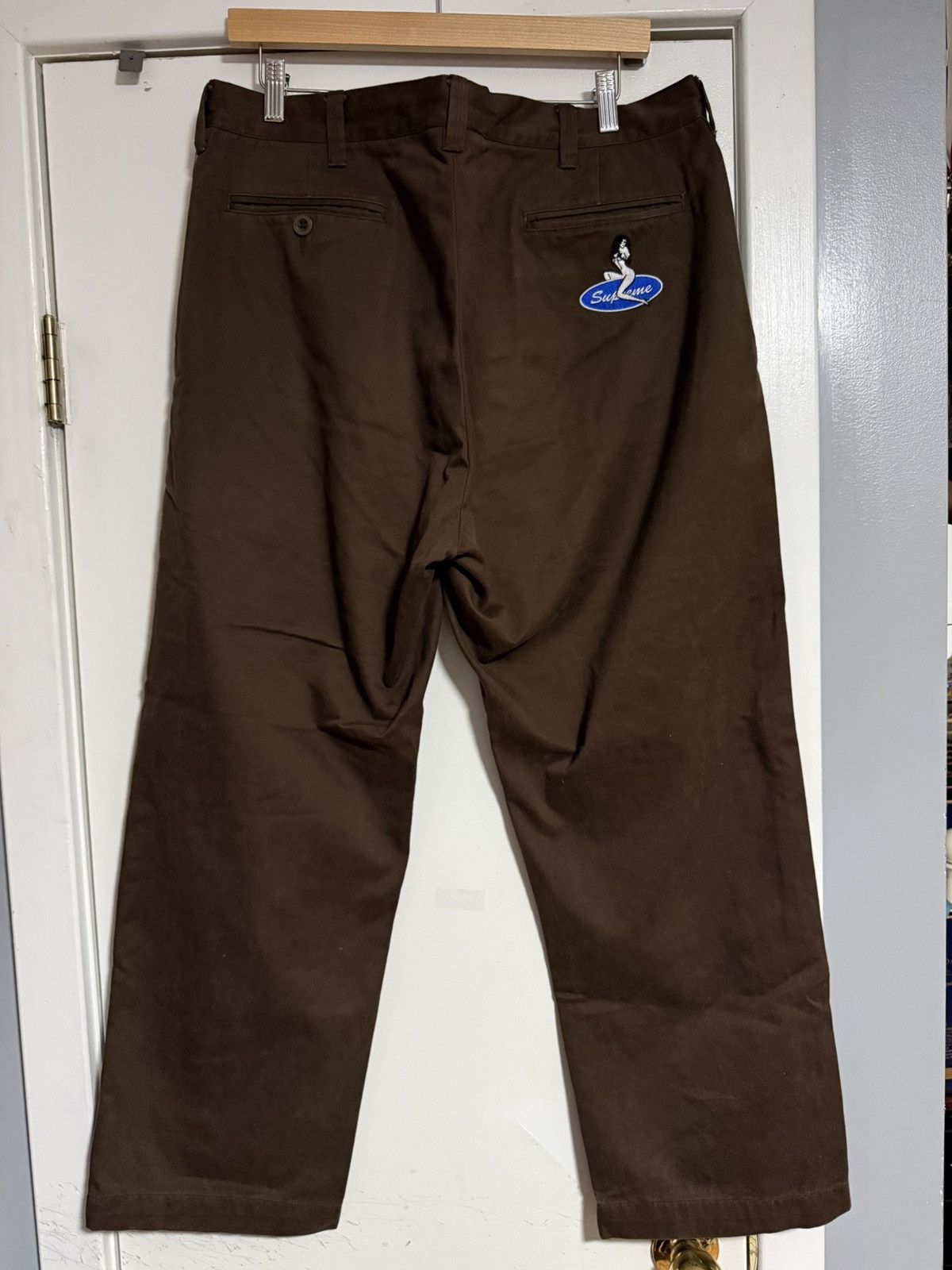 Supreme Supreme Pin Up Girl Chino Work Pants | Grailed