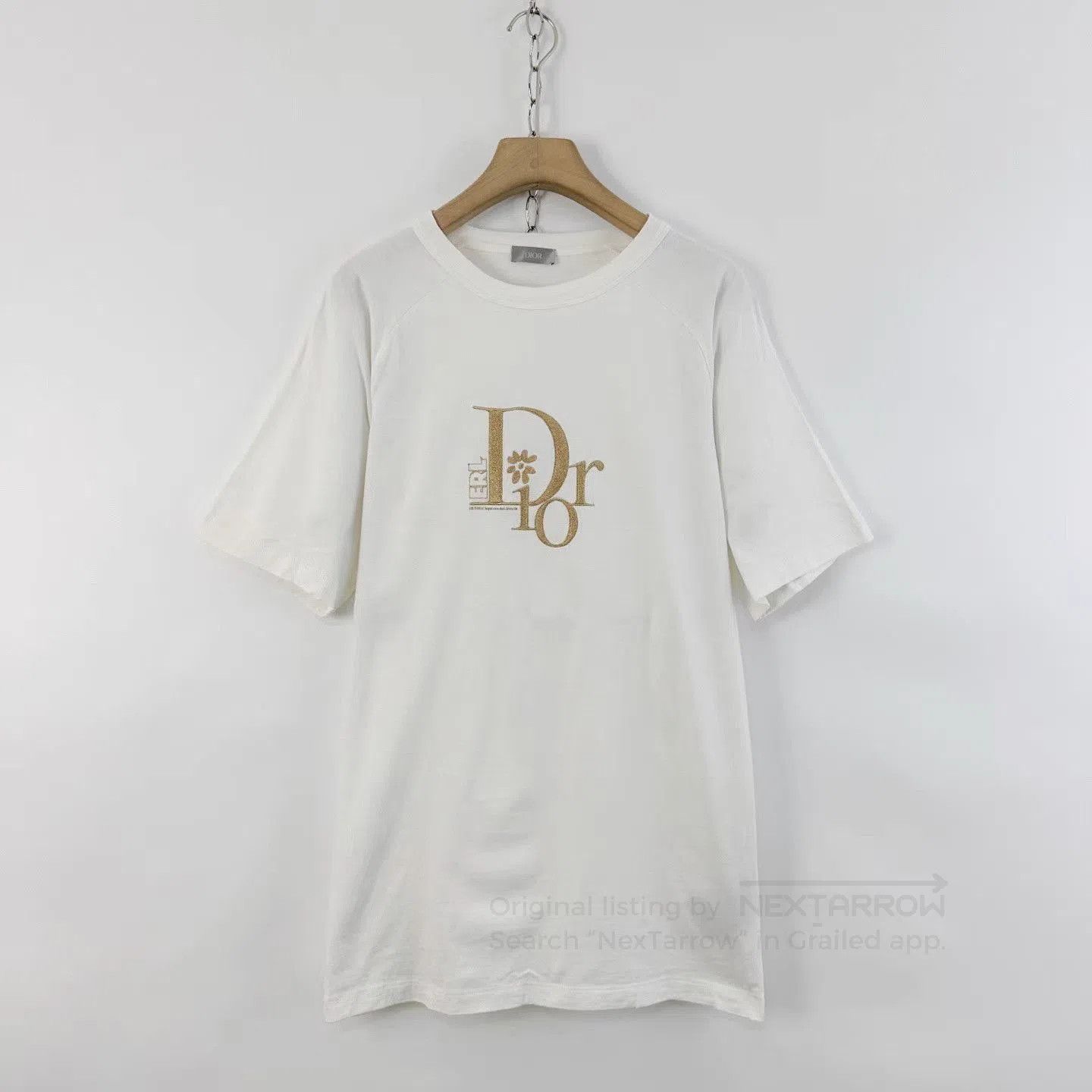 Dior White Short Sleeve Graphic Tee. Size US M / EU 48-50 / 2 - 1 Thumbnail