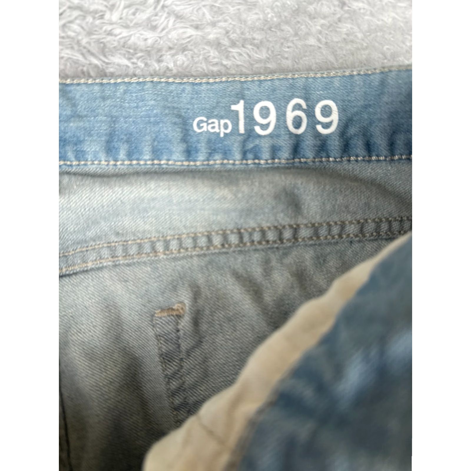 Gap GAP Jeans Regular 16 Blue Denim Bootcut Jeans 36x33 Size 38" / US 16 / IT 52 - 7 Thumbnail