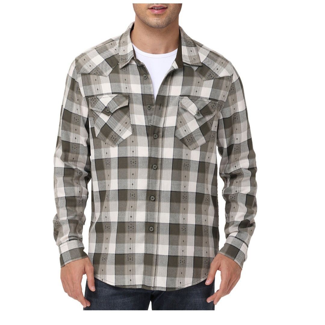 Frye Frye plaid button flannel shirt retro stars western boho Size US XL / EU 56 / 4 - 1 Thumbnail