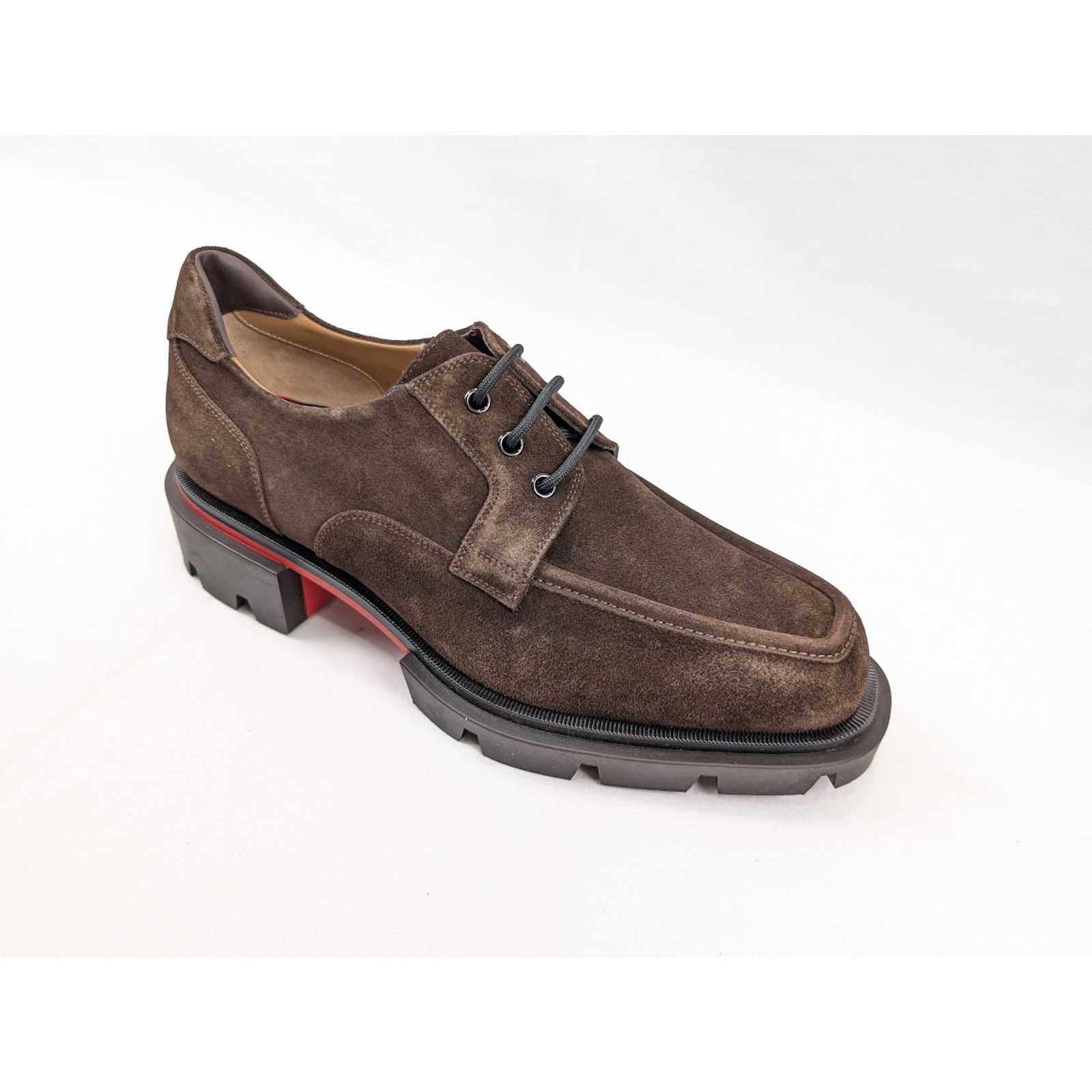 Christian Louboutin o1rshd1 Q:2 / Our Georges L Flat Shoes in Cosme / Brown Size US 10 / EU 43 - 2 Thumbnail