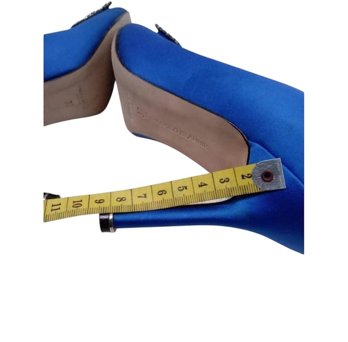 Manolo Blahnik MANOLO BLAHNIK HANGISI 90 Size US 7 / IT 37 - 9 Thumbnail