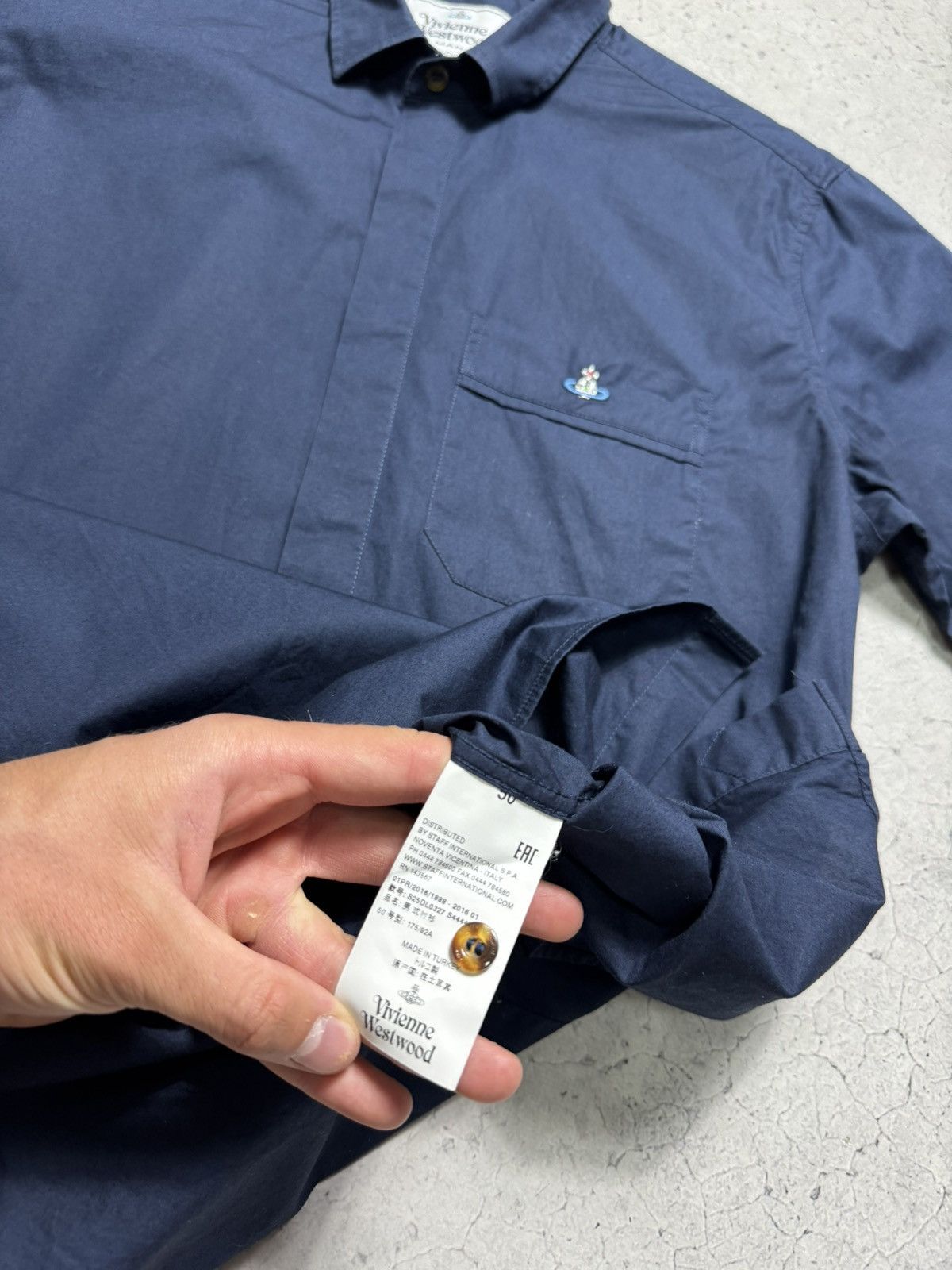 Vivienne Westwood Vivienne Westwood Button Short Sleeve Shirt Luxury Size US M / EU 48-50 / 2 - 9 Thumbnail