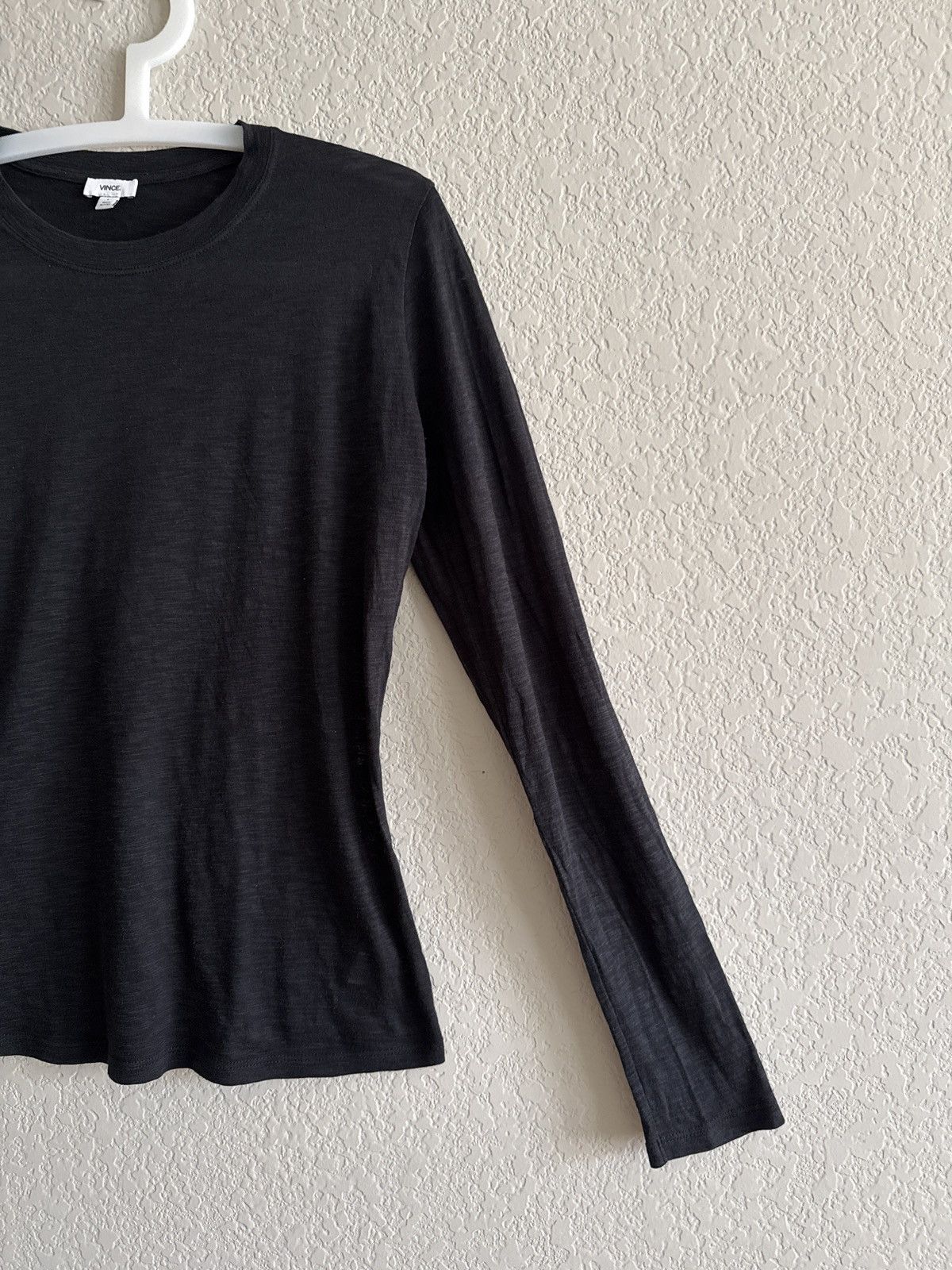 Vince Vince Pima Cotton L/S Tee Shirt Size S / US 4 / IT 40 - 4 Thumbnail
