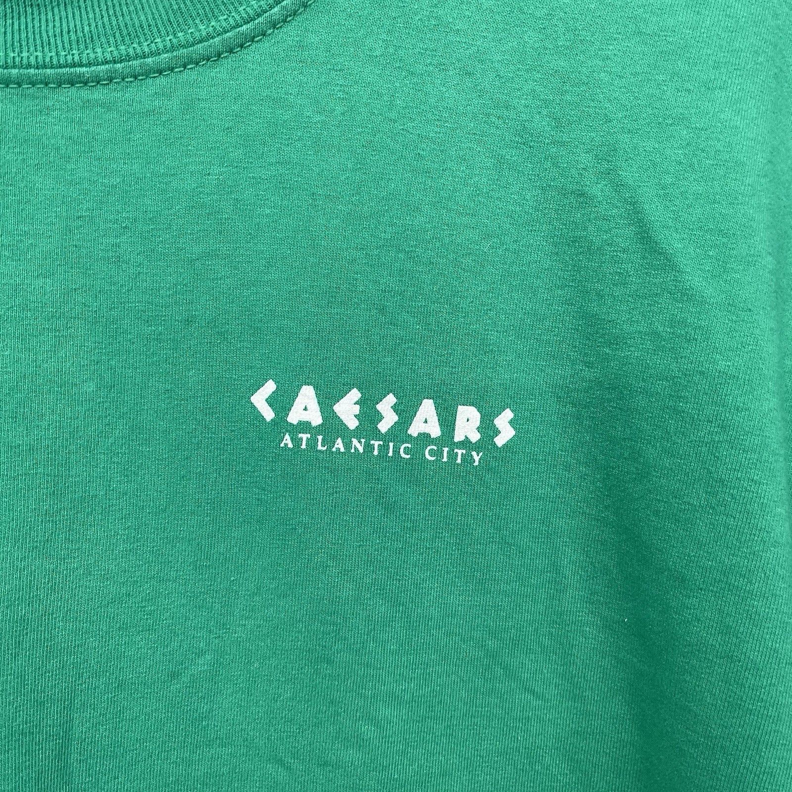 Other Vtg 90s Y2K CAESARS Atlantic City T-Shirt Large L Green Casi Size US L / EU 52-54 / 3 - 3 Thumbnail