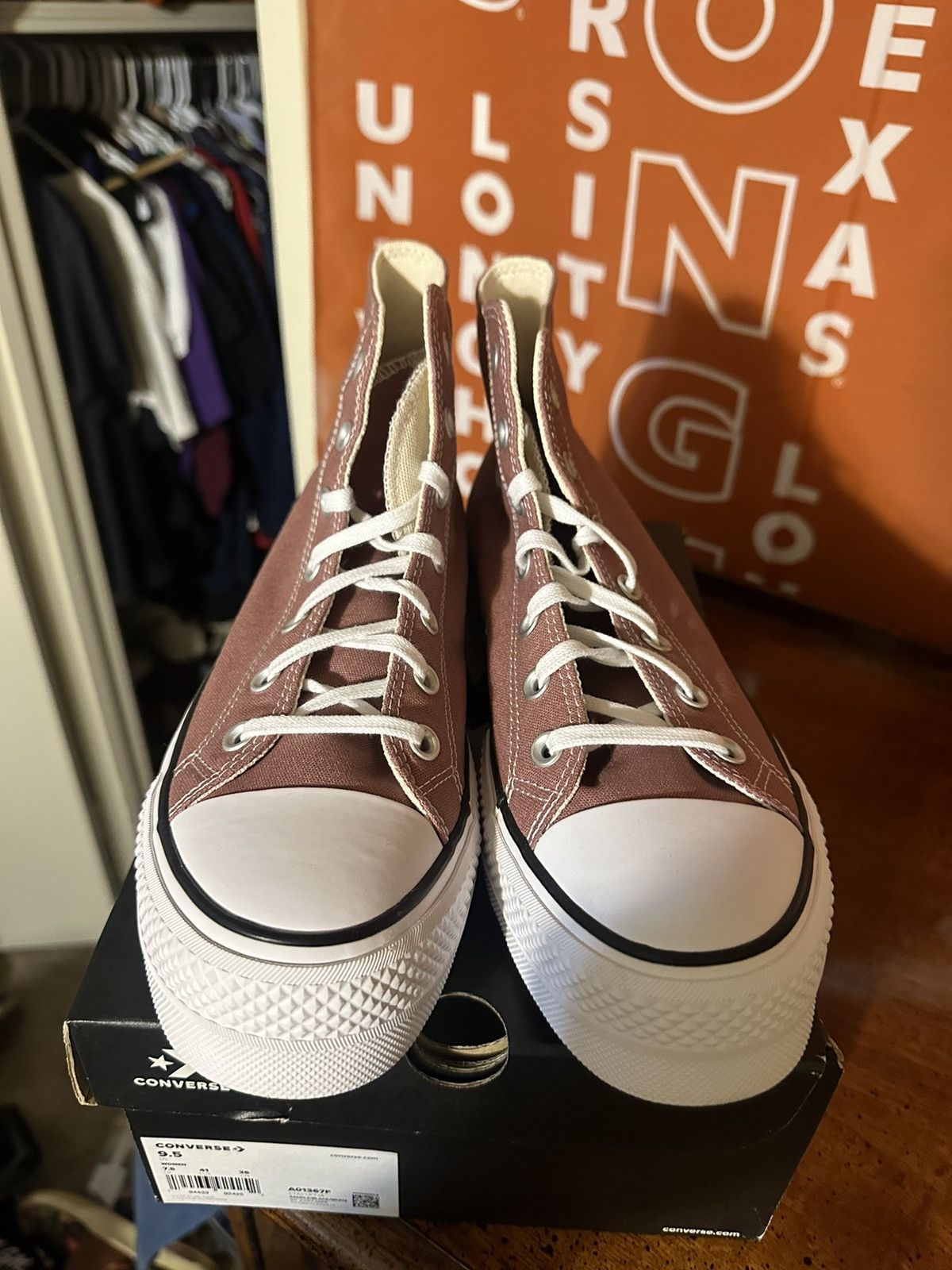 Converse × Vintage Vintage Women’s Chuck Taylor all star lift 00s size 9.5 Size US 9.5 / IT 39.5 - 3 Thumbnail