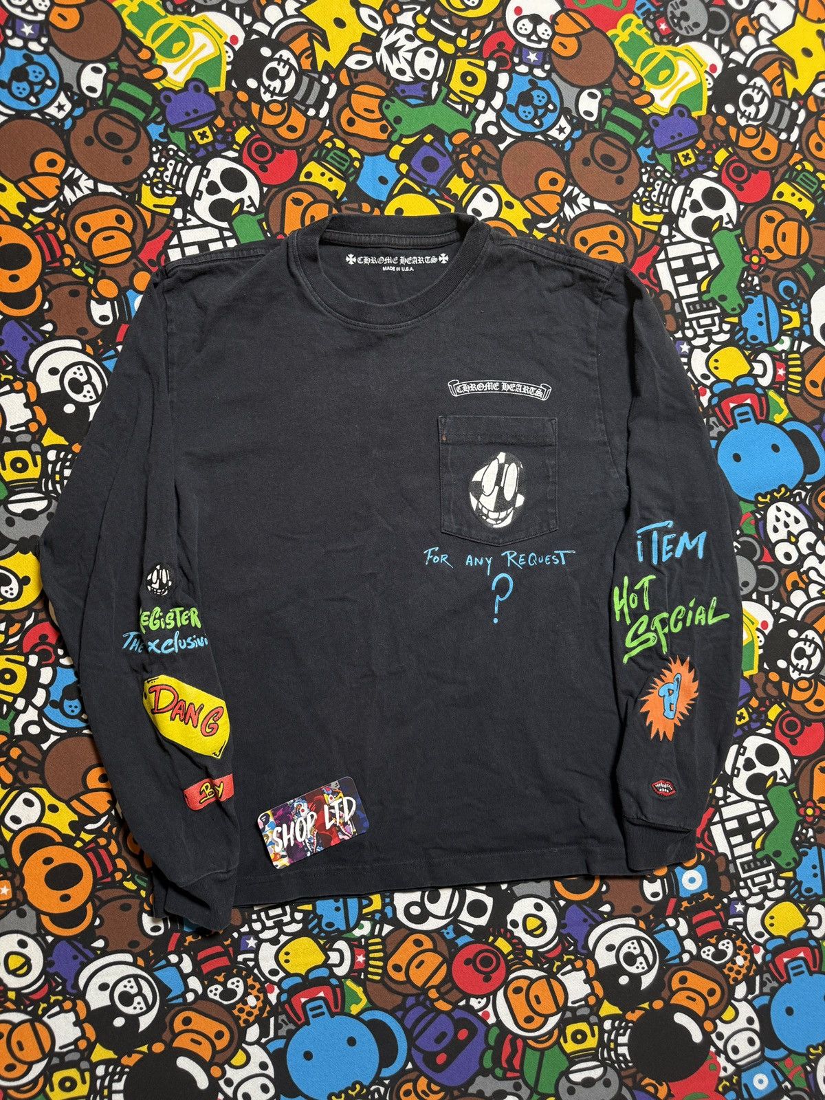 Chrome Hearts Chrome Hearts Black Matty Boy Link Long Sleeve Tee Size US XS / EU 42 / 0 - 3 Thumbnail