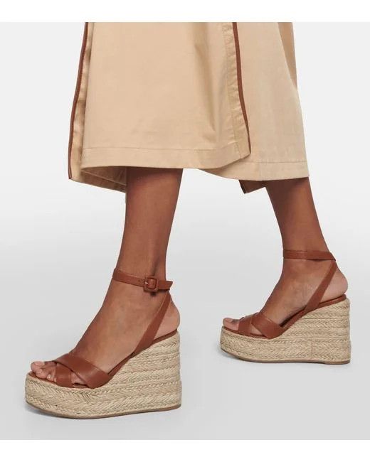 Christian Louboutin o1w1db10425 Sandals in Brown Size US 8 / IT 38 - 3 Thumbnail