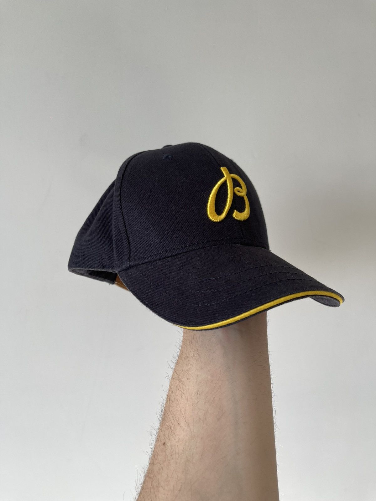 Breitling Vintage BREITLING Luxury Cap Hat Leather Strap Embroidered Size ONE SIZE - 3 Thumbnail